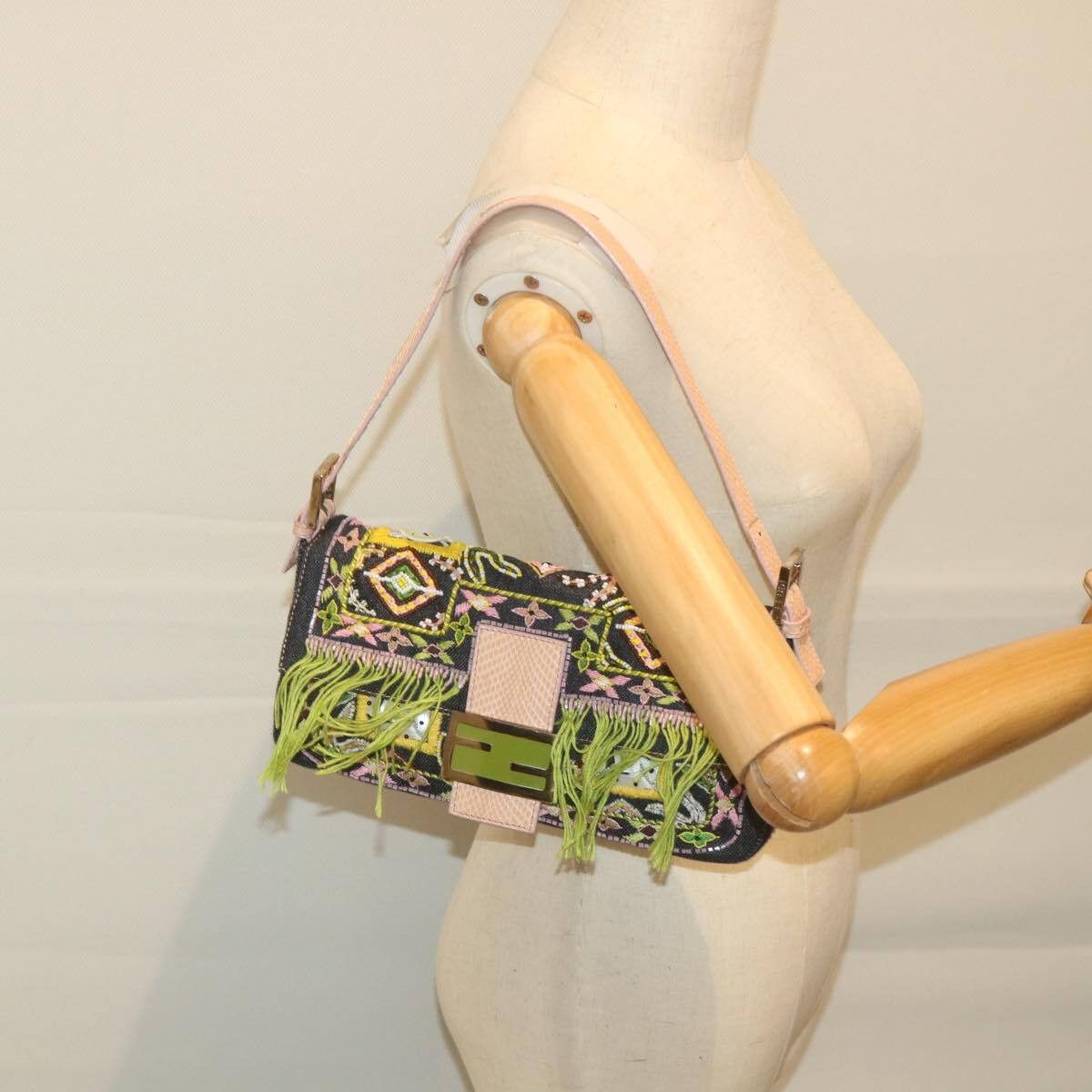 Fendi Fendi Mamma baguette Canvas Size ONE SIZE - 24 Thumbnail
