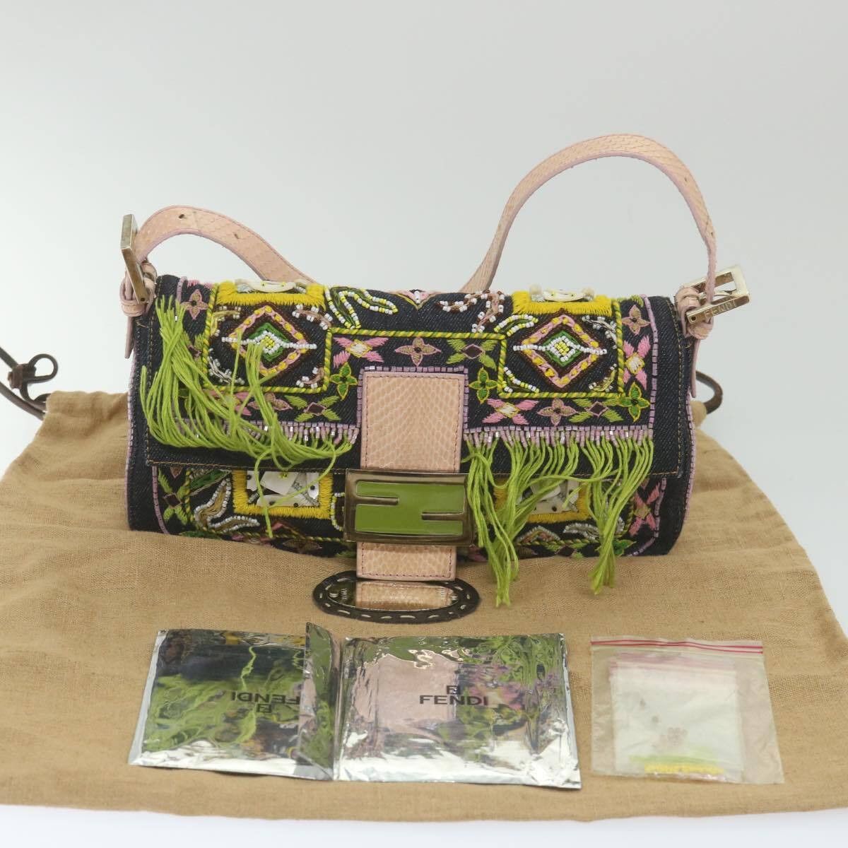 Fendi Fendi Mamma baguette Canvas Size ONE SIZE - 12 Thumbnail