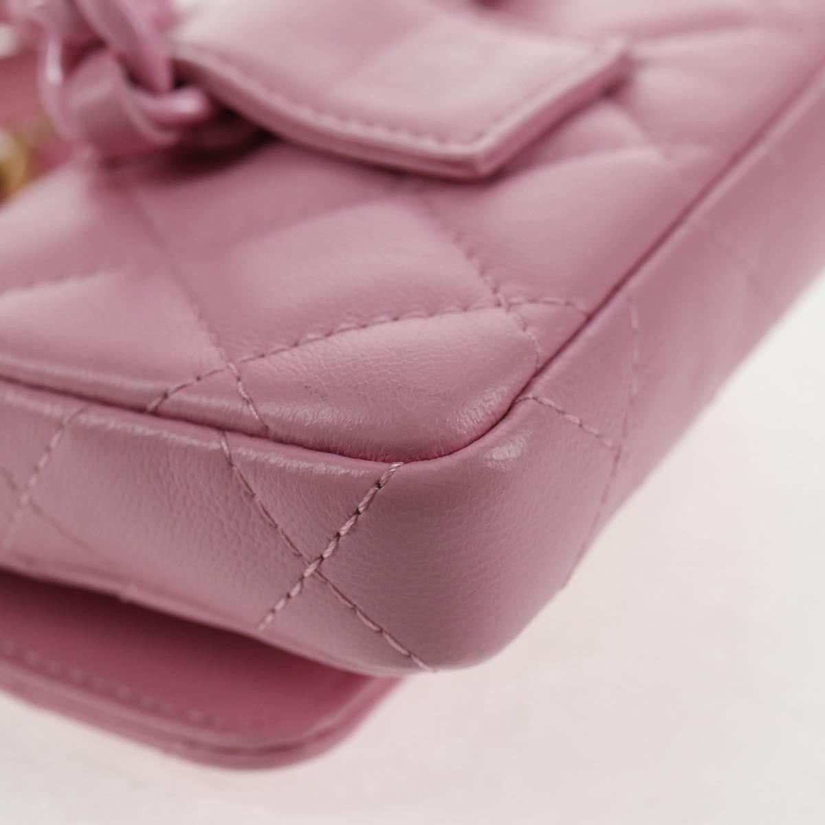 Chanel Chanel Flat CC Crossbody Bag Leather Size ONE SIZE - 12 Thumbnail