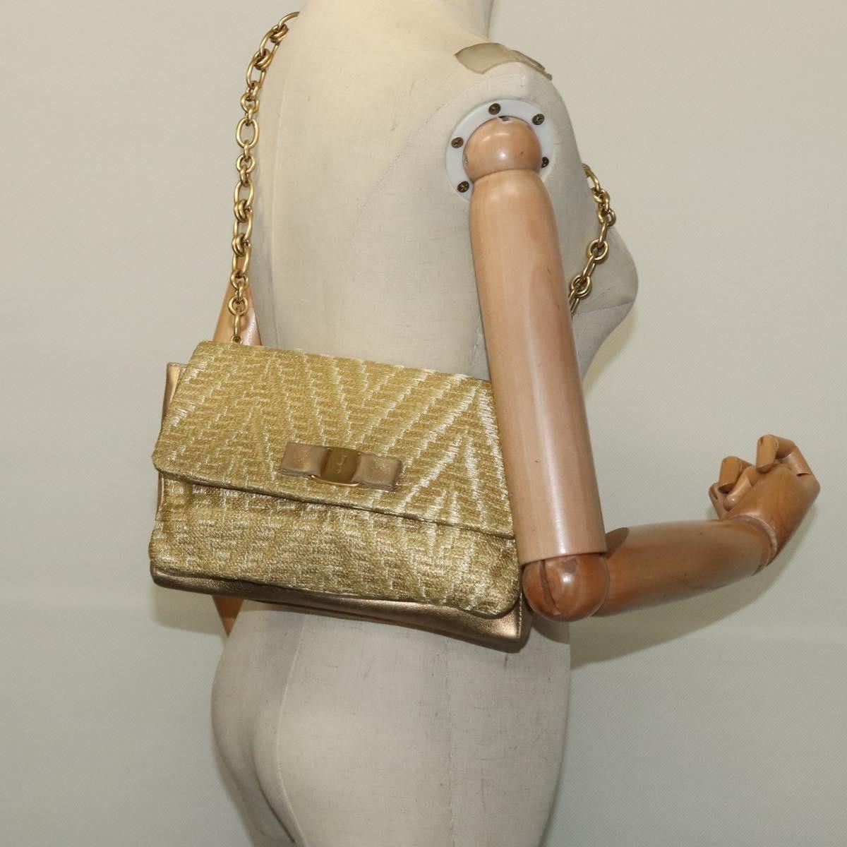 Salvatore Ferragamo Salvatore Ferragamo Vala Shoulder Bag Leather Size ONE SIZE - 14 Thumbnail