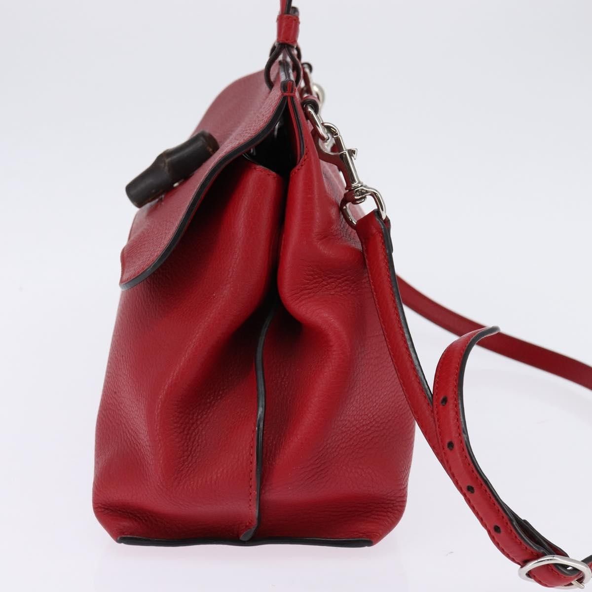 Gucci Gucci Bamboo Daily Top Handle Leather Size ONE SIZE - 3 Thumbnail