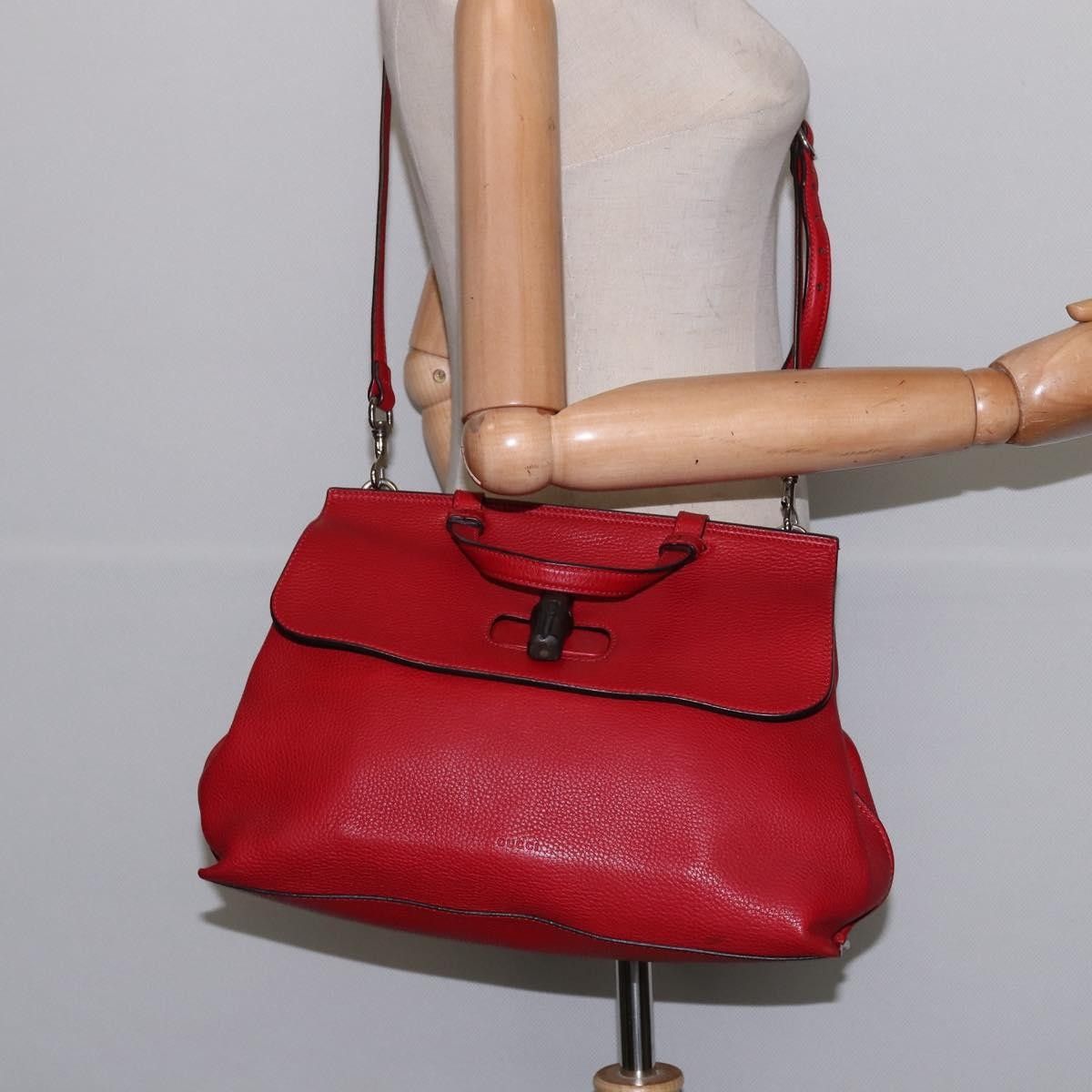 Gucci Gucci Bamboo Daily Top Handle Leather Size ONE SIZE - 14 Thumbnail