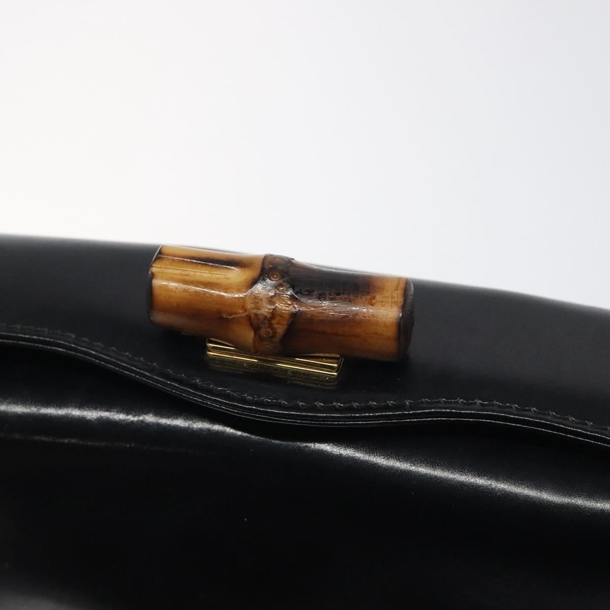 Gucci Gucci Vintage Convertible Bamboo Box Crossbody Bag Leather Size ONE SIZE - 16 Thumbnail