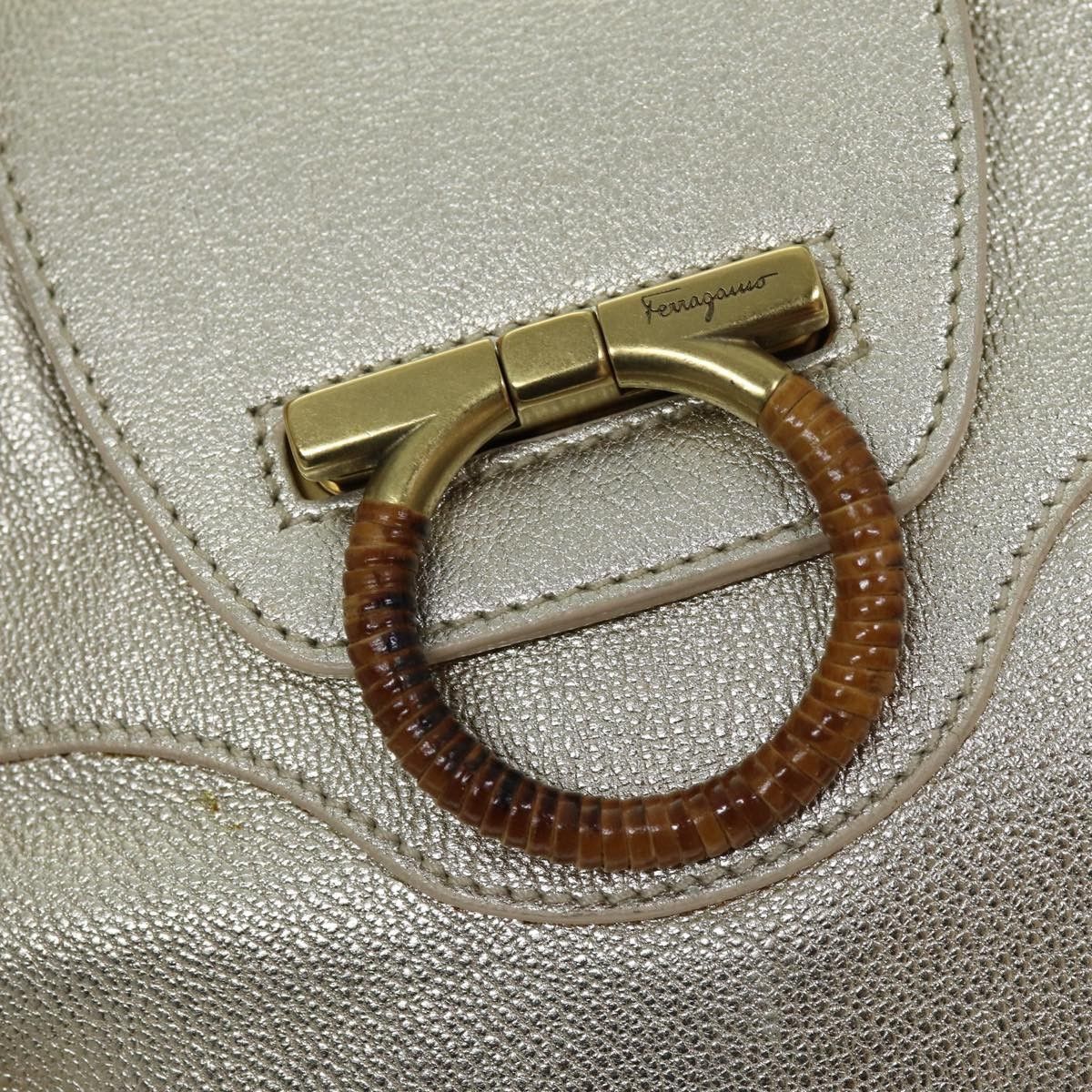 Salvatore Ferragamo Salvatore Ferragamo Marisa Satchel Leather Size ONE SIZE - 12 Thumbnail