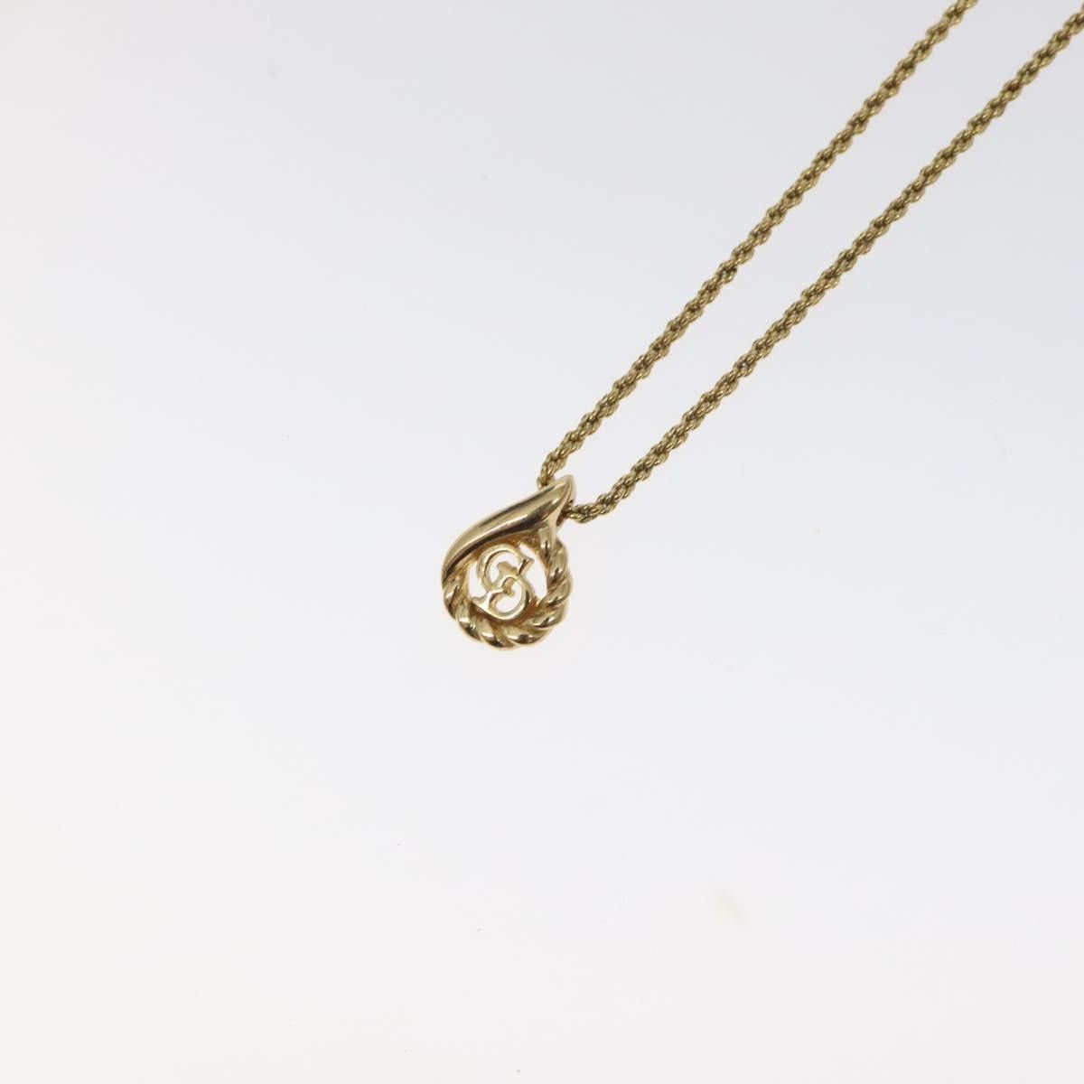 Dior Christian Dior CD Pendant Necklace Gold-plated Size ONE SIZE - 4 Thumbnail