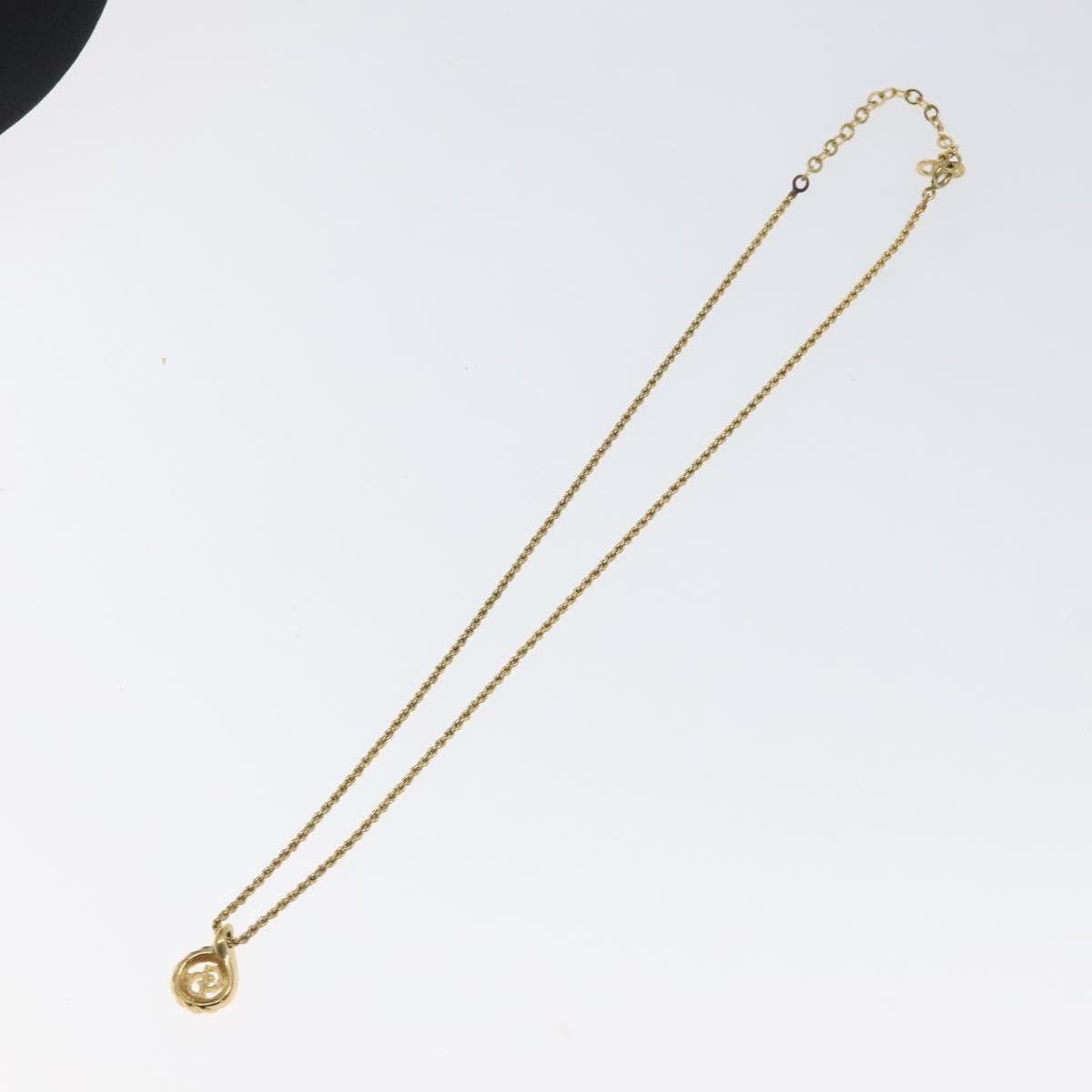 Dior Christian Dior CD Pendant Necklace Gold-plated Size ONE SIZE - 2 Thumbnail