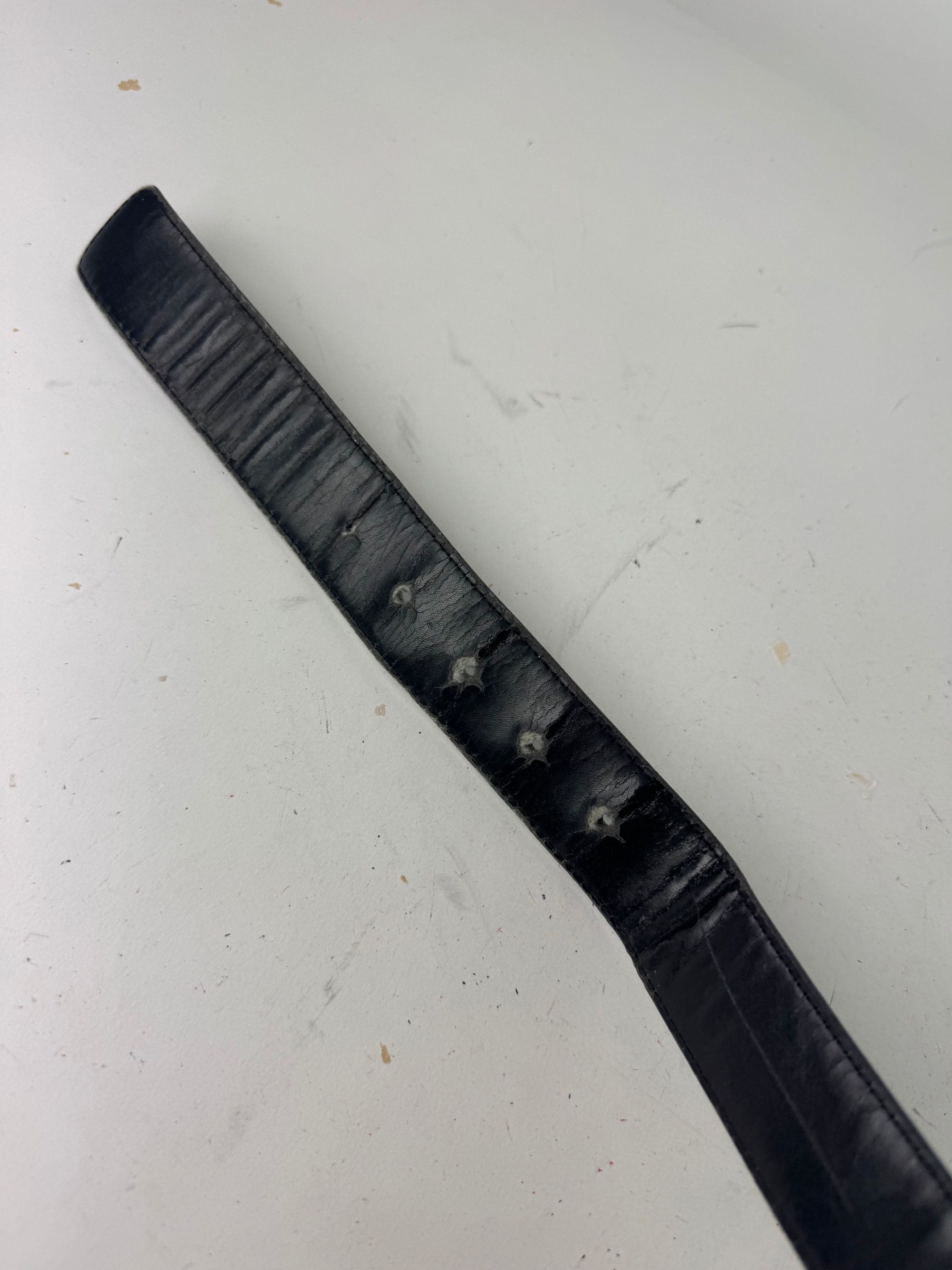 Courreges Vintage Patent Leather Belt Navy Size ONE SIZE - 4 Thumbnail