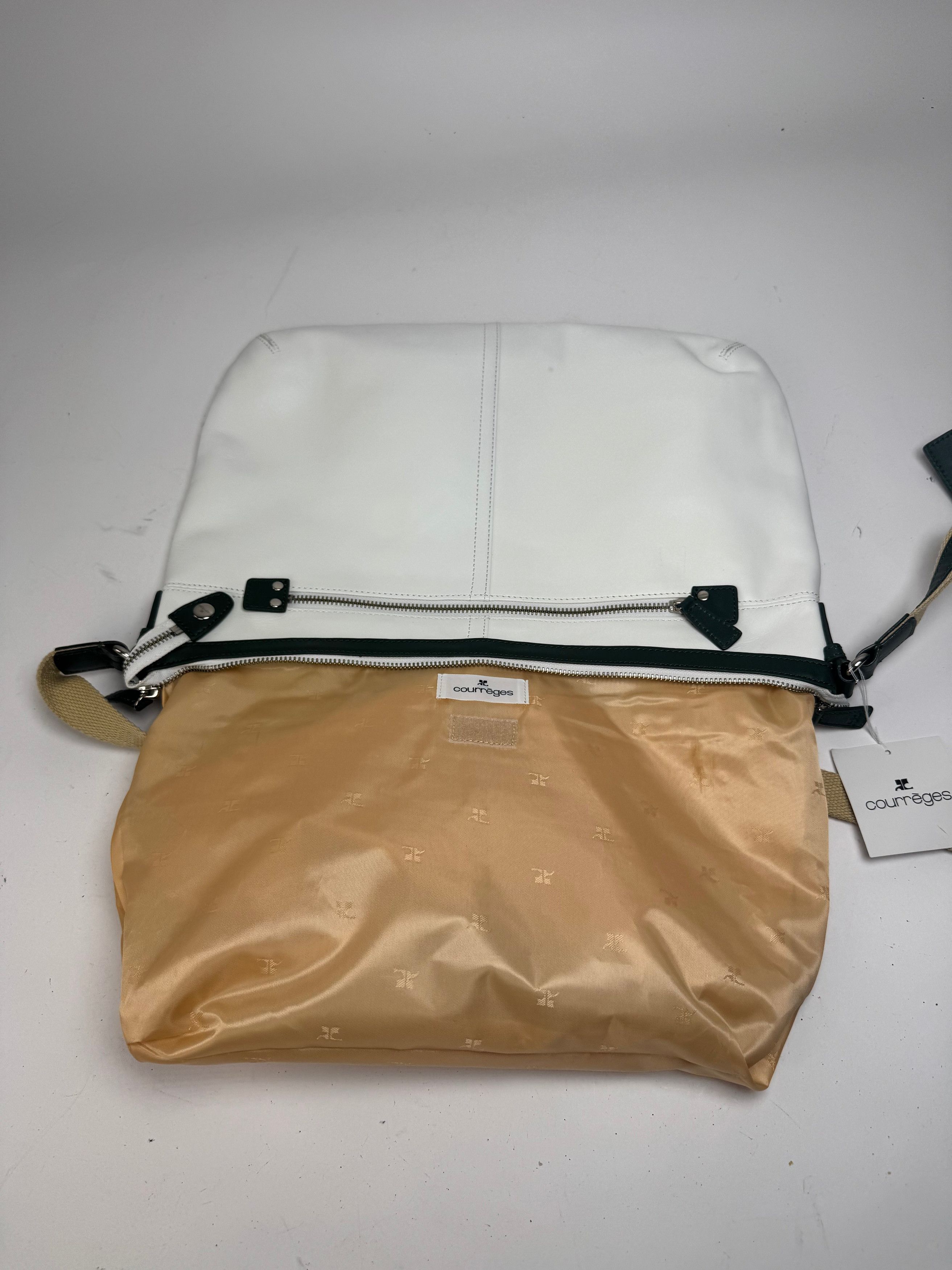 Courreges Vintage Leather Bag White Size ONE SIZE - 3 Thumbnail