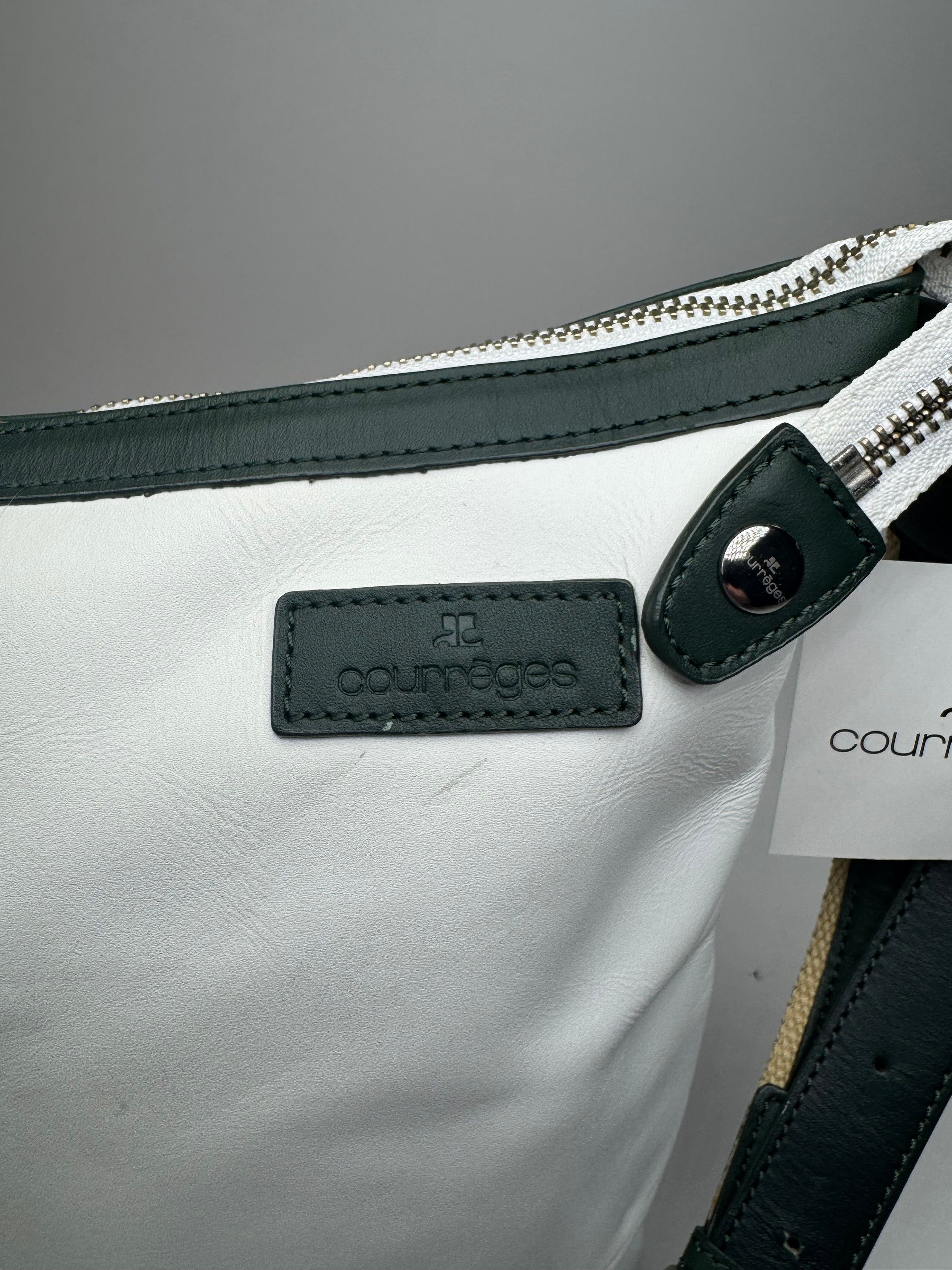 Courreges Vintage Leather Bag White Size ONE SIZE - 10 Thumbnail