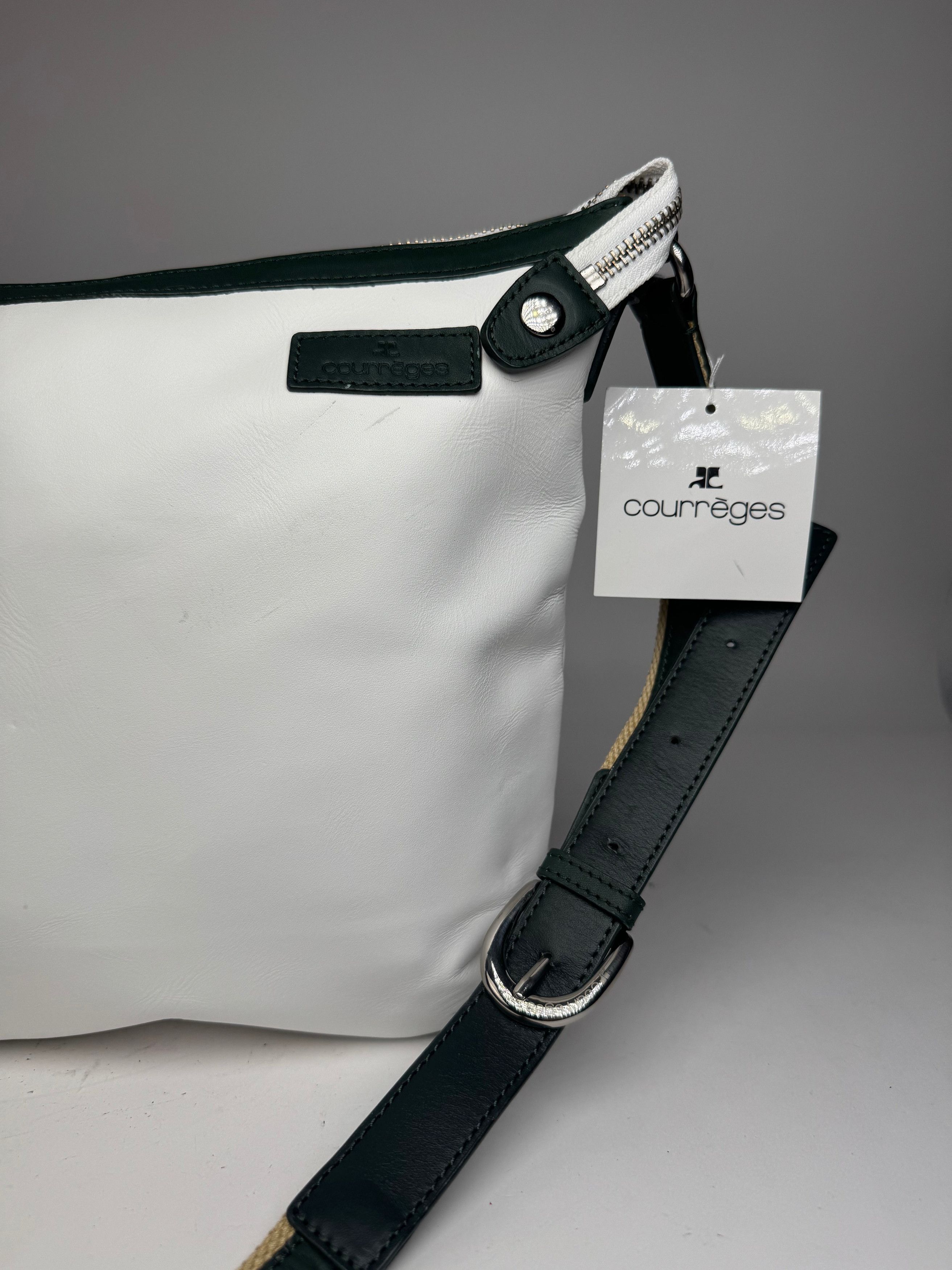 Courreges Vintage Leather Bag White Size ONE SIZE - 6 Thumbnail