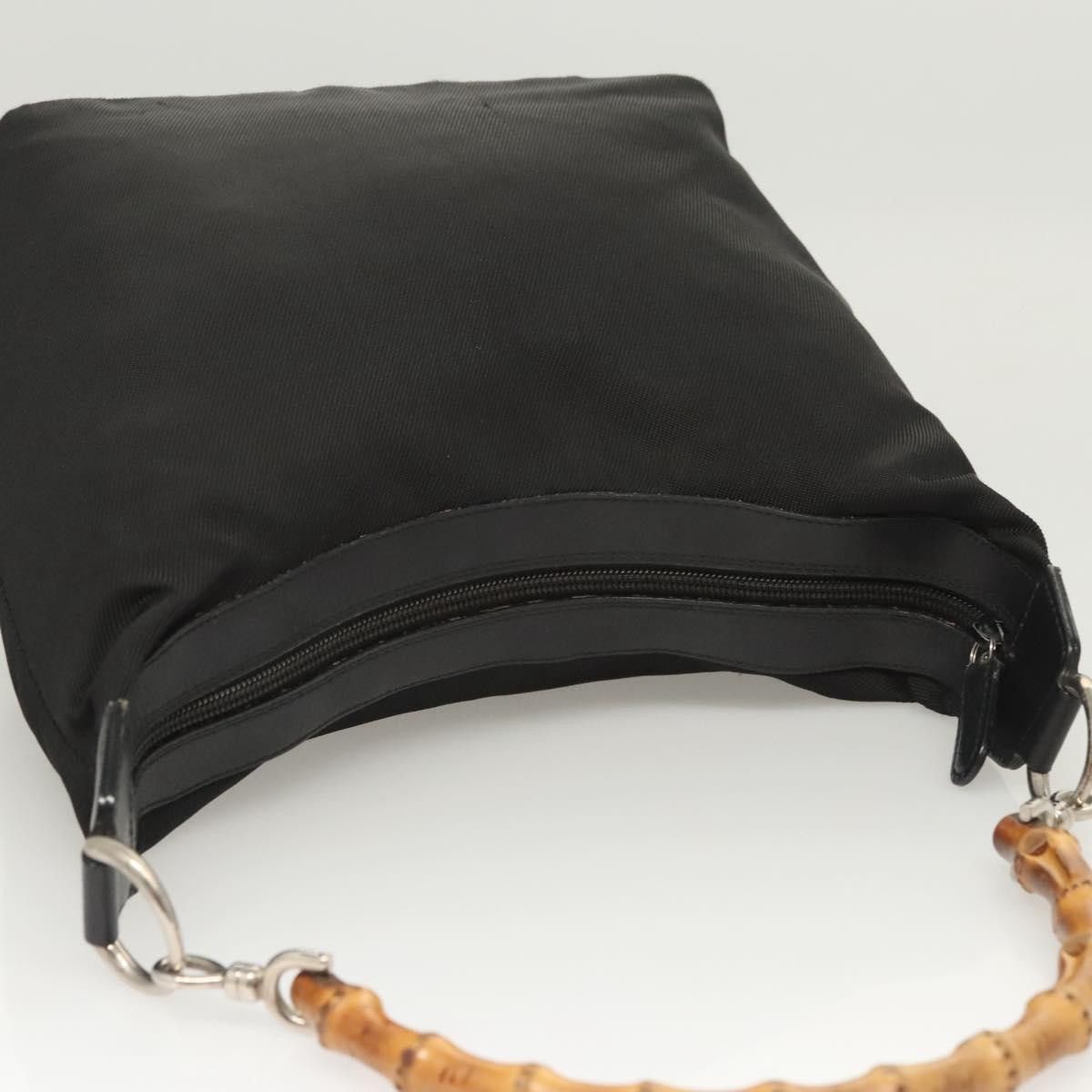Gucci Gucci Vintage Bamboo Handle Bag Nylon Size ONE SIZE - 15 Thumbnail