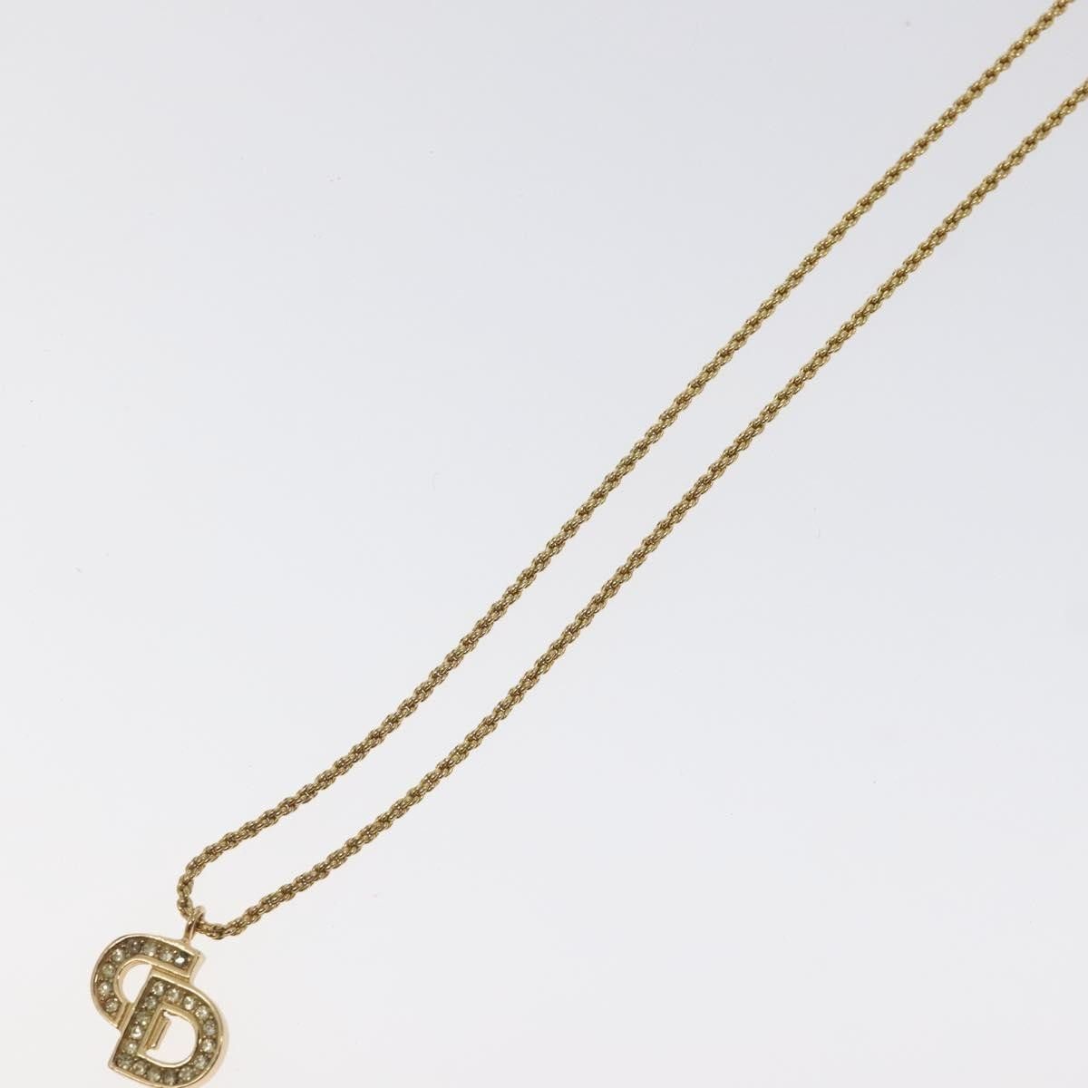 Dior Christian Dior CD Pendant Necklace Gold-plated Size ONE SIZE - 5 Thumbnail