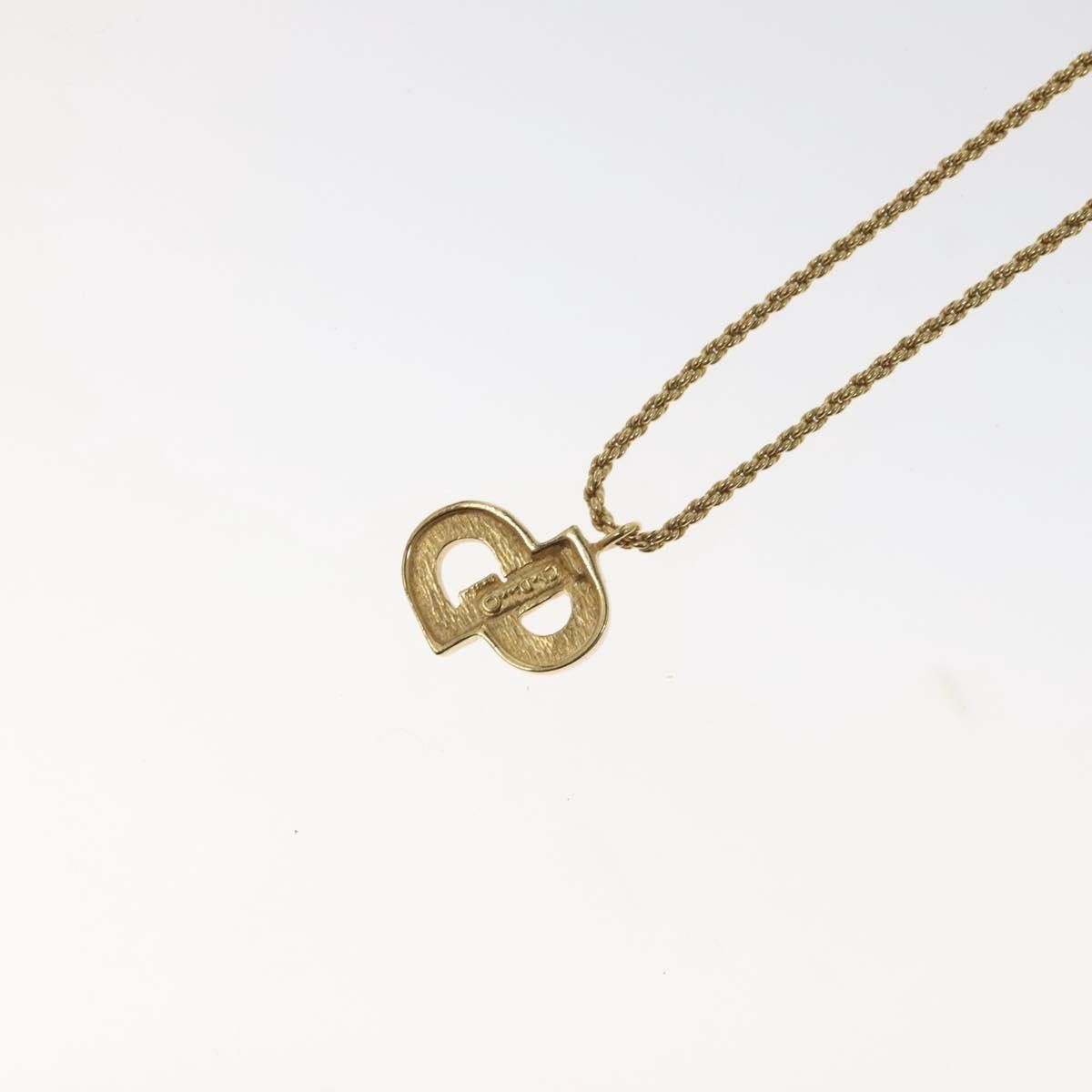 Dior Christian Dior CD Pendant Necklace Gold-plated Size ONE SIZE - 4 Thumbnail