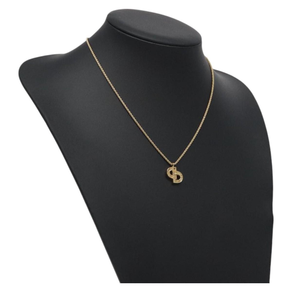 Dior Christian Dior CD Pendant Necklace Gold-plated Size ONE SIZE - 9 Thumbnail