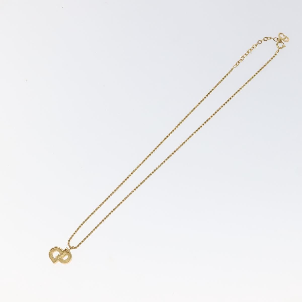 Dior Christian Dior CD Pendant Necklace Gold-plated Size ONE SIZE - 2 Thumbnail