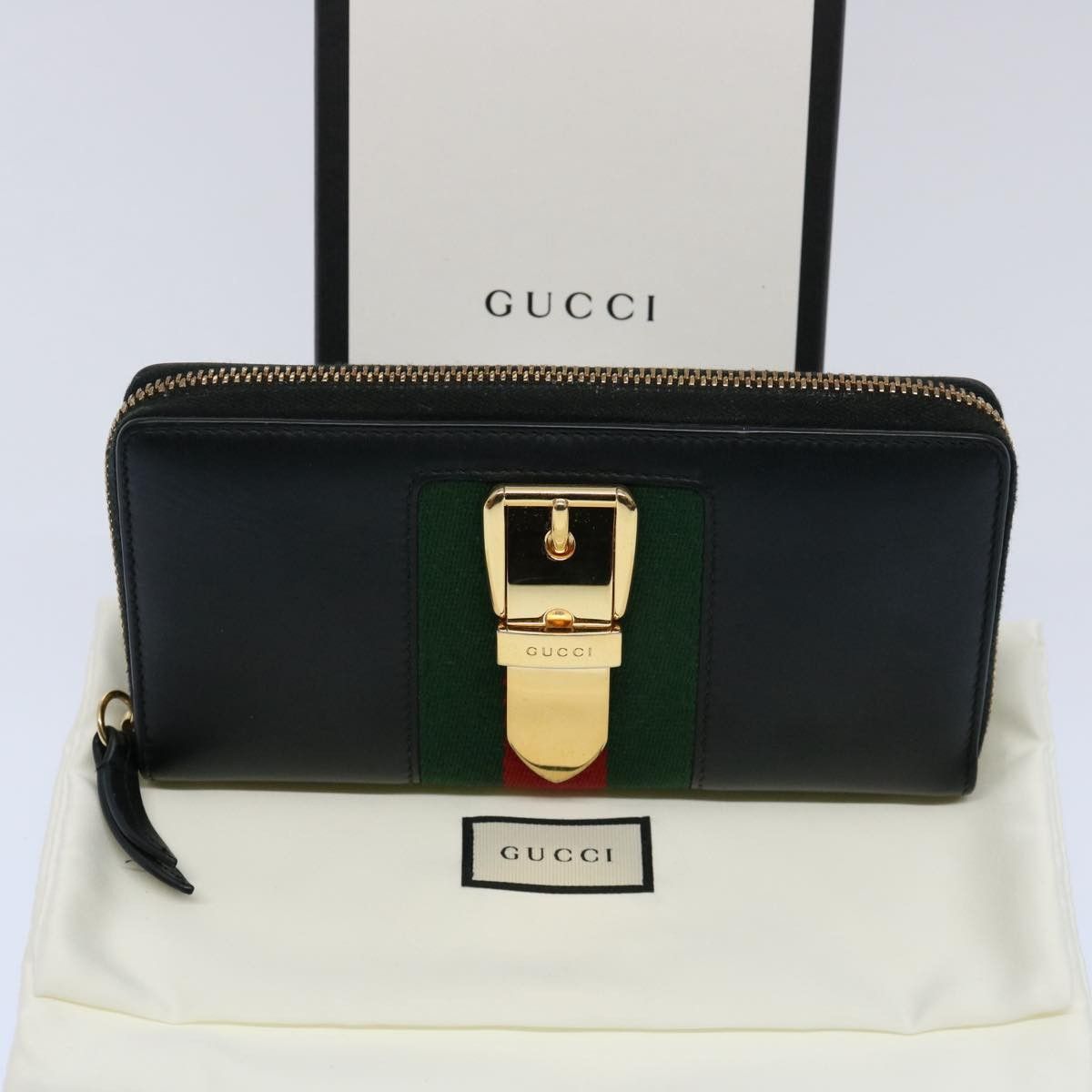 Gucci Gucci Sylvie Continental Wallet Leather Size ONE SIZE - 13 Thumbnail