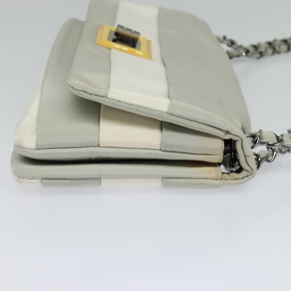 Chanel Chanel Mademoiselle Lock Chain Flap Bag Grosgrain Size ONE SIZE - 4 Thumbnail