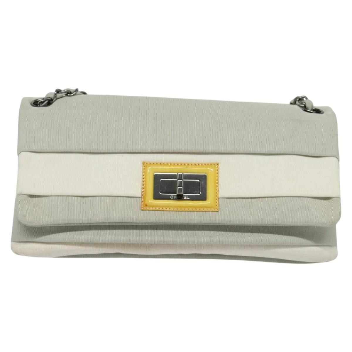 Chanel Chanel Mademoiselle Lock Chain Flap Bag Grosgrain Size ONE SIZE - 19 Thumbnail