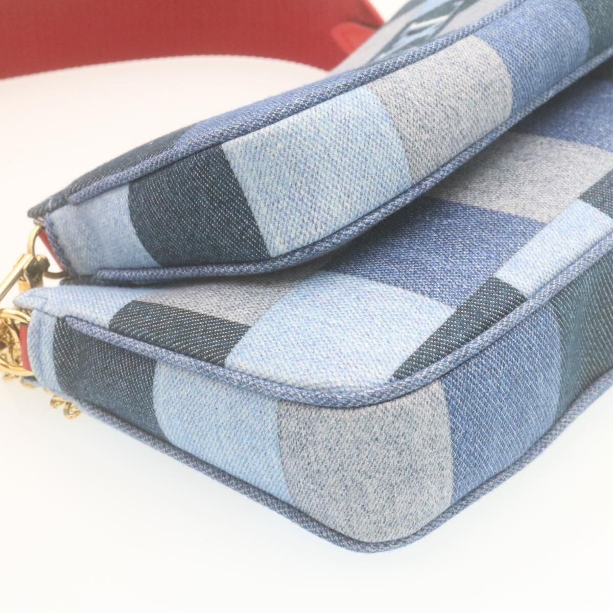 Louis Vuitton Louis Vuitton Multi Pochette Accessoires Damier and Monogram Patchwork Denim Size ONE SIZE - 9 Thumbnail