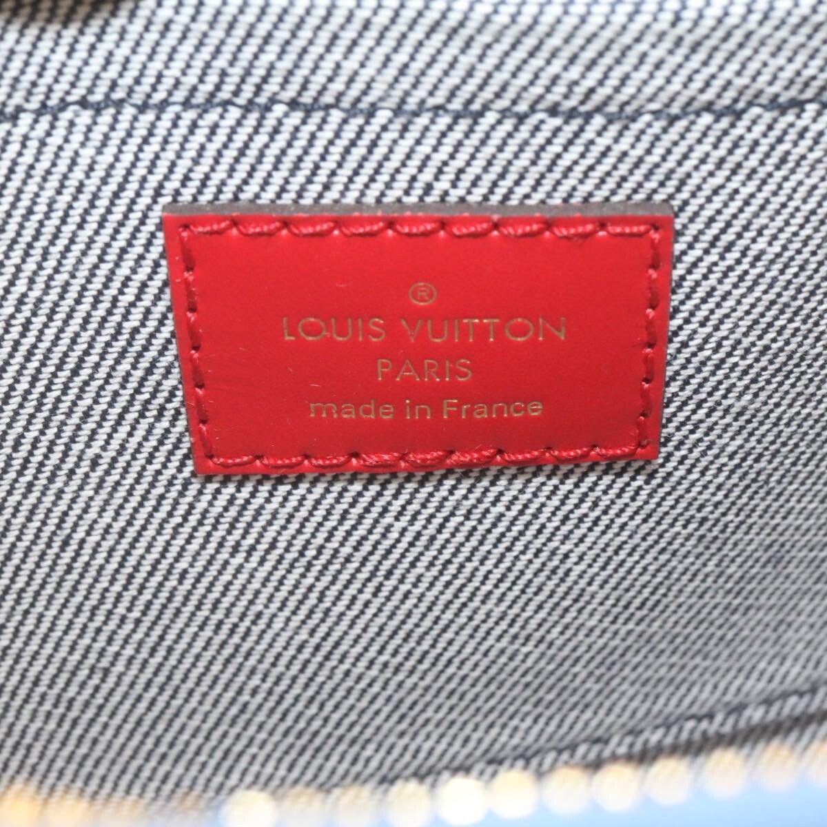 Louis Vuitton Louis Vuitton Multi Pochette Accessoires Damier and Monogram Patchwork Denim Size ONE SIZE - 7 Thumbnail