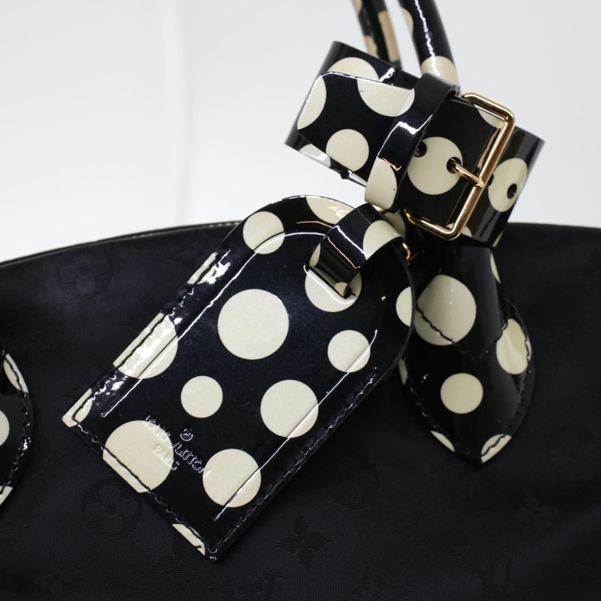 Louis Vuitton Louis Vuitton Desire Lockit Bag Kusama Infinity Dots Monogram Nylon Size ONE SIZE - 14 Thumbnail