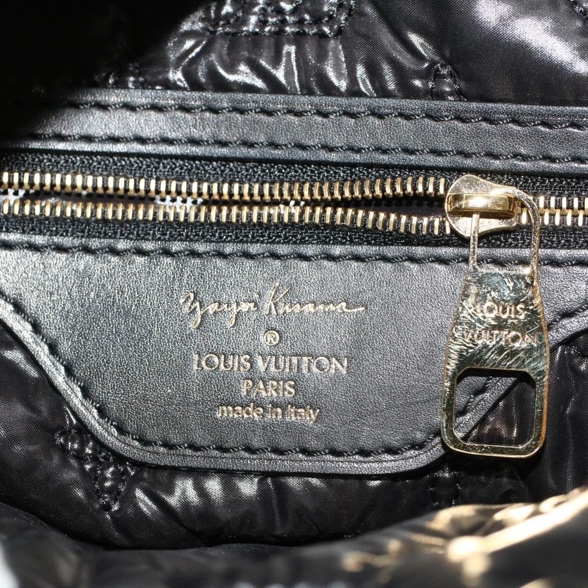 Louis Vuitton Louis Vuitton Desire Lockit Bag Kusama Infinity Dots Monogram Nylon Size ONE SIZE - 6 Thumbnail