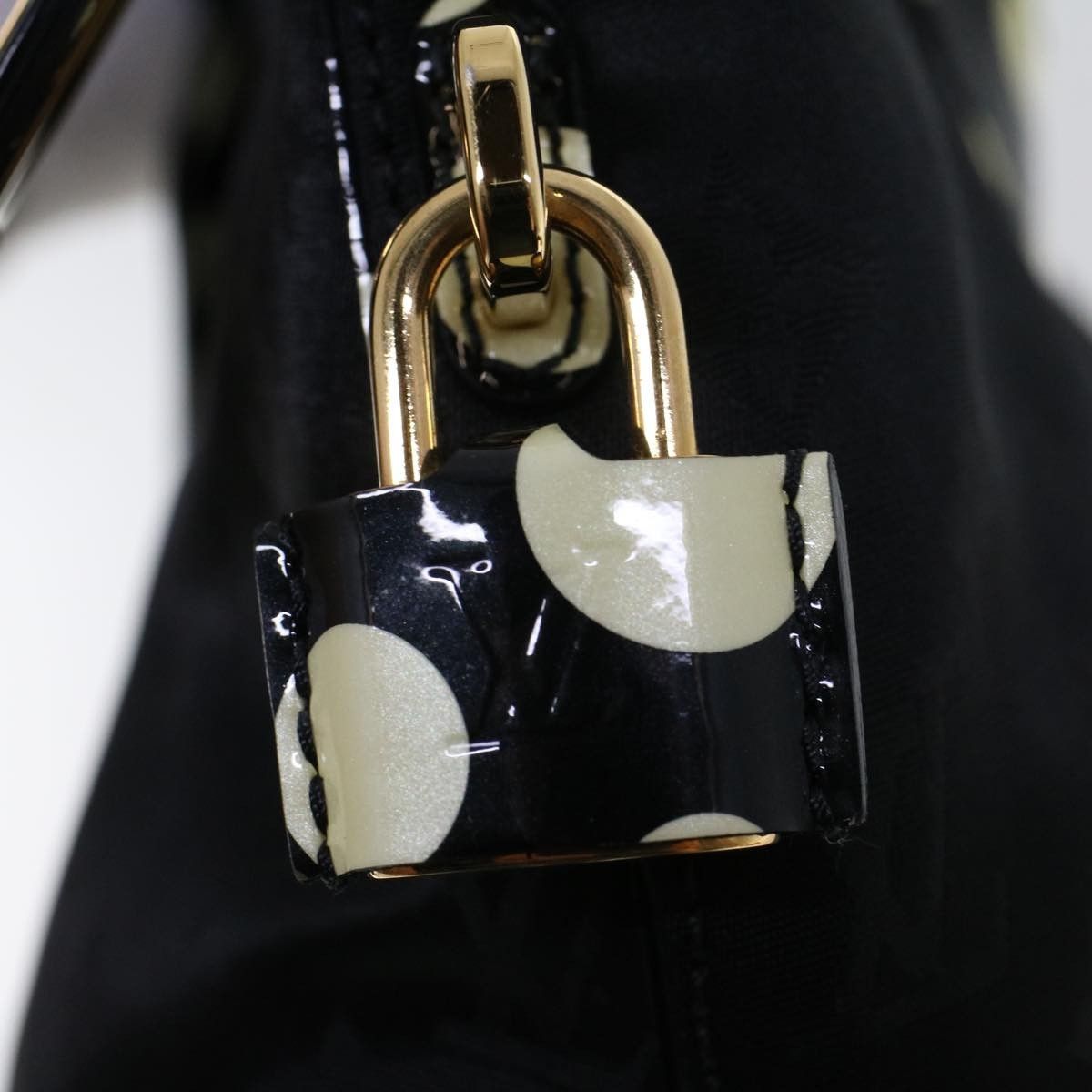 Louis Vuitton Louis Vuitton Desire Lockit Bag Kusama Infinity Dots Monogram Nylon Size ONE SIZE - 13 Thumbnail