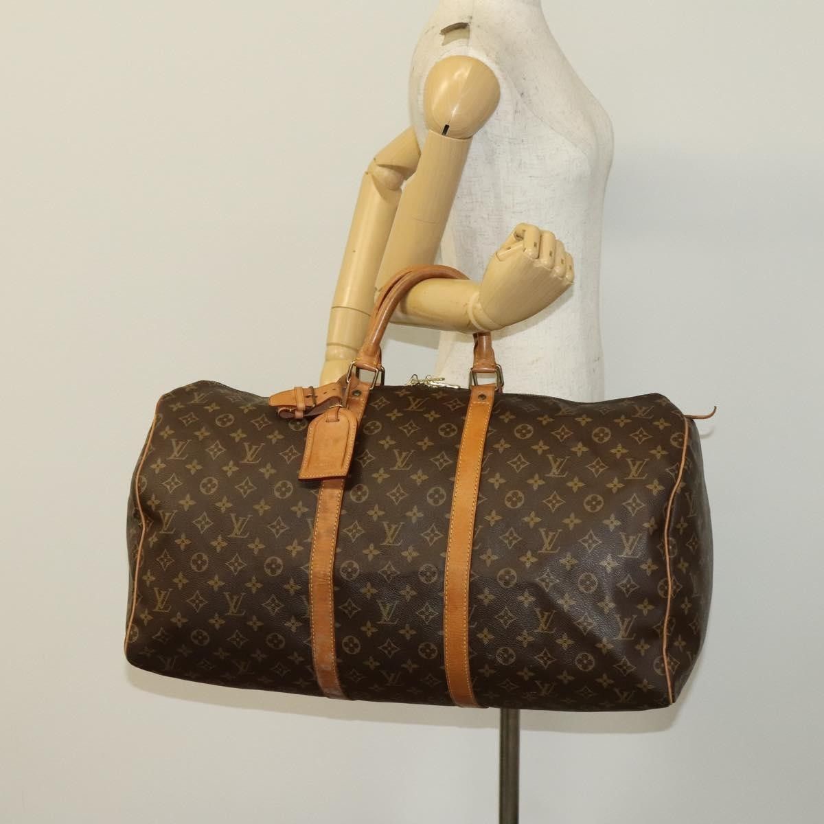 Louis Vuitton Louis Vuitton Keepall Bag Monogram Canvas Size ONE SIZE - 16 Thumbnail