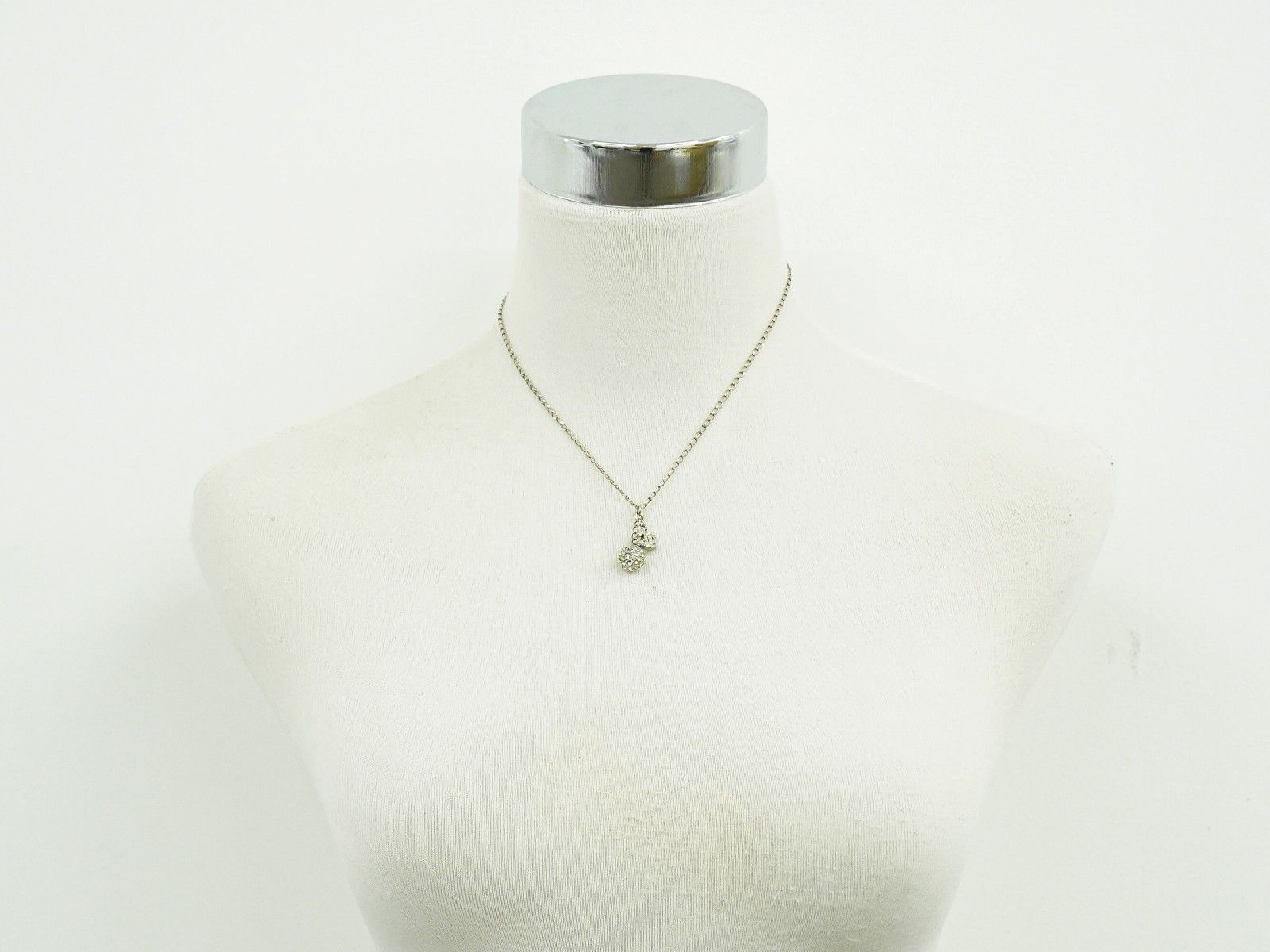 Chanel Chanel CC Necklace Metal and Rhinestone Size ONE SIZE - 9 Thumbnail