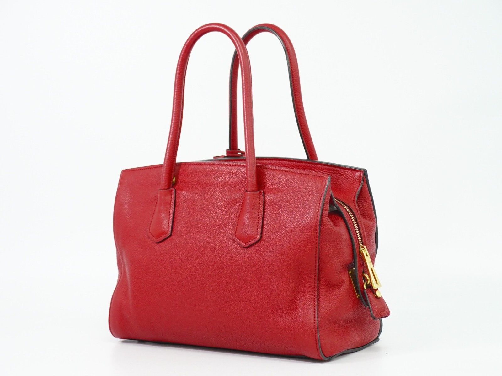 Prada Prada Galleria Double Zip Tote Leather Size ONE SIZE - 2 Thumbnail