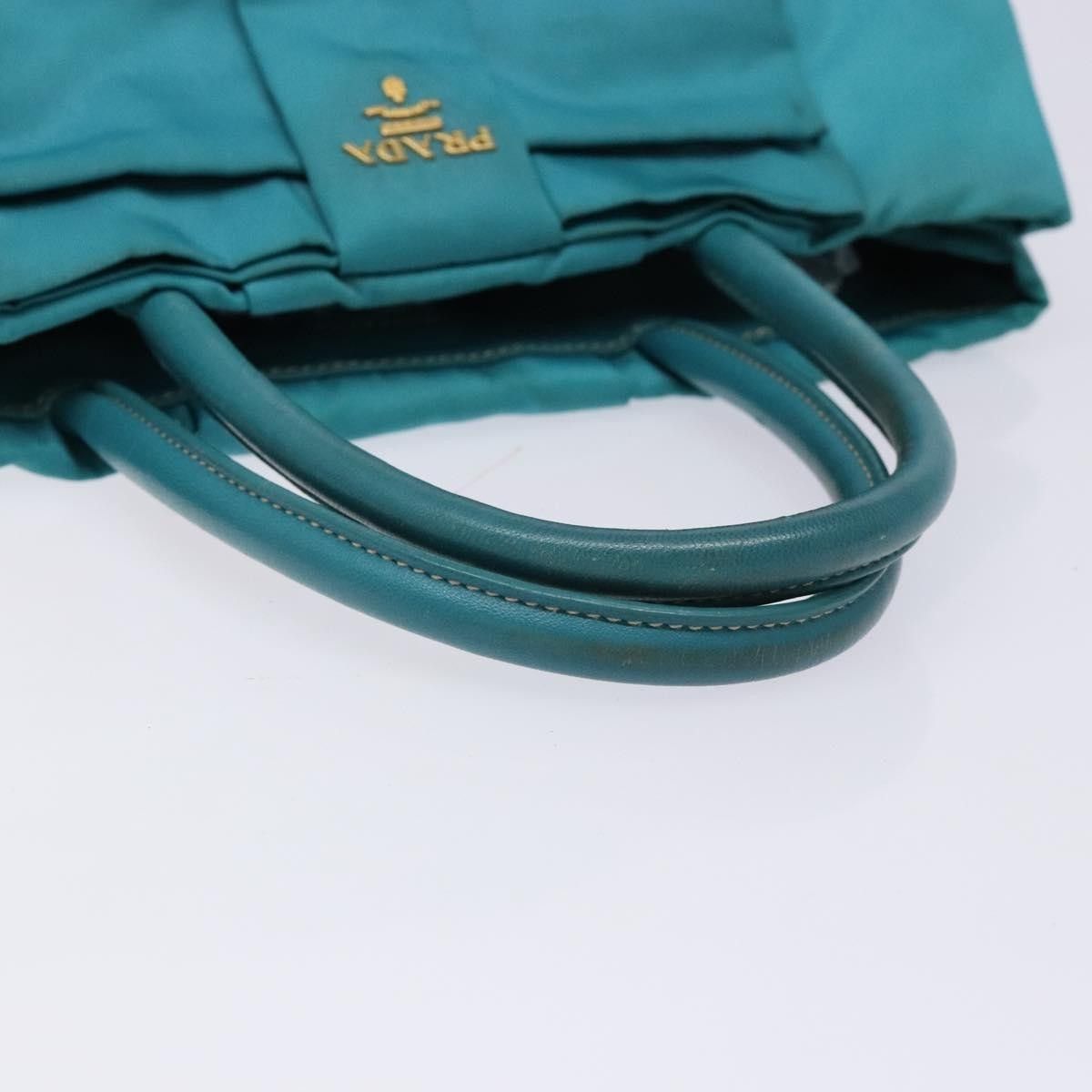 Prada Prada Logo Bow Tote Tessuto with Leather Size ONE SIZE - 8 Thumbnail