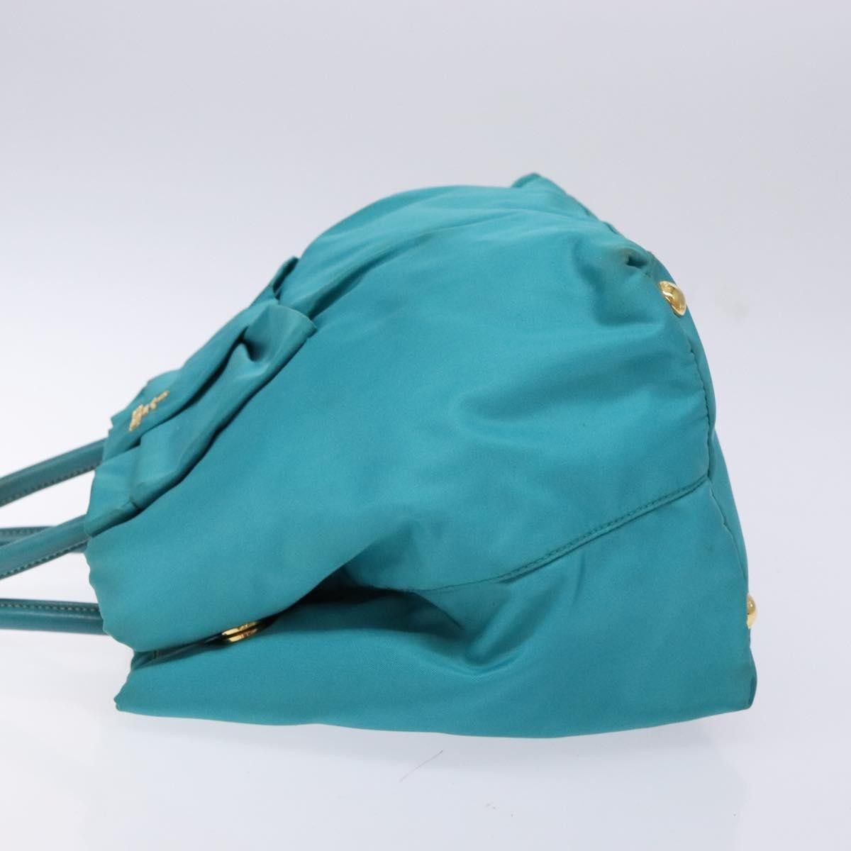 Prada Prada Logo Bow Tote Tessuto with Leather Size ONE SIZE - 4 Thumbnail