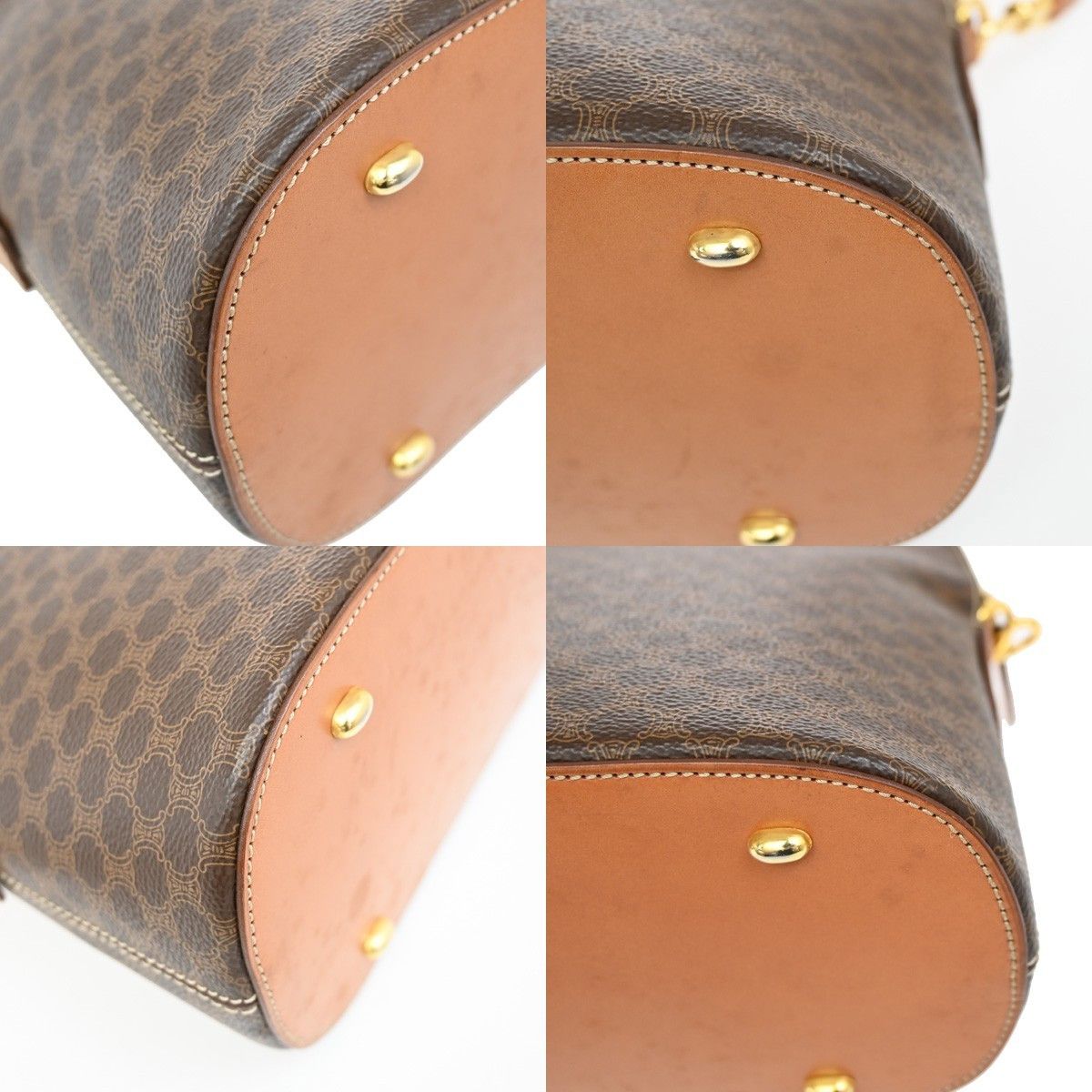 Celine Celine Vintage Macadam Shoulder Bag Canvas Size ONE SIZE - 9 Thumbnail