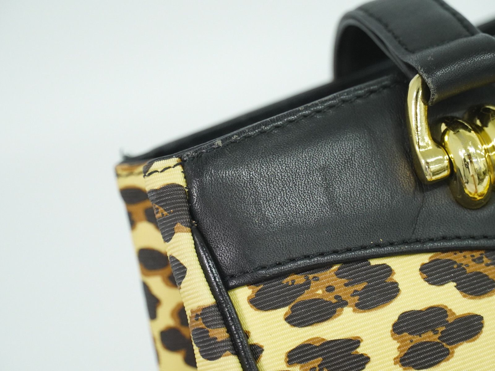 Versace Versace Animal print Tote bag Leopard PVC Size ONE SIZE - 13 Thumbnail