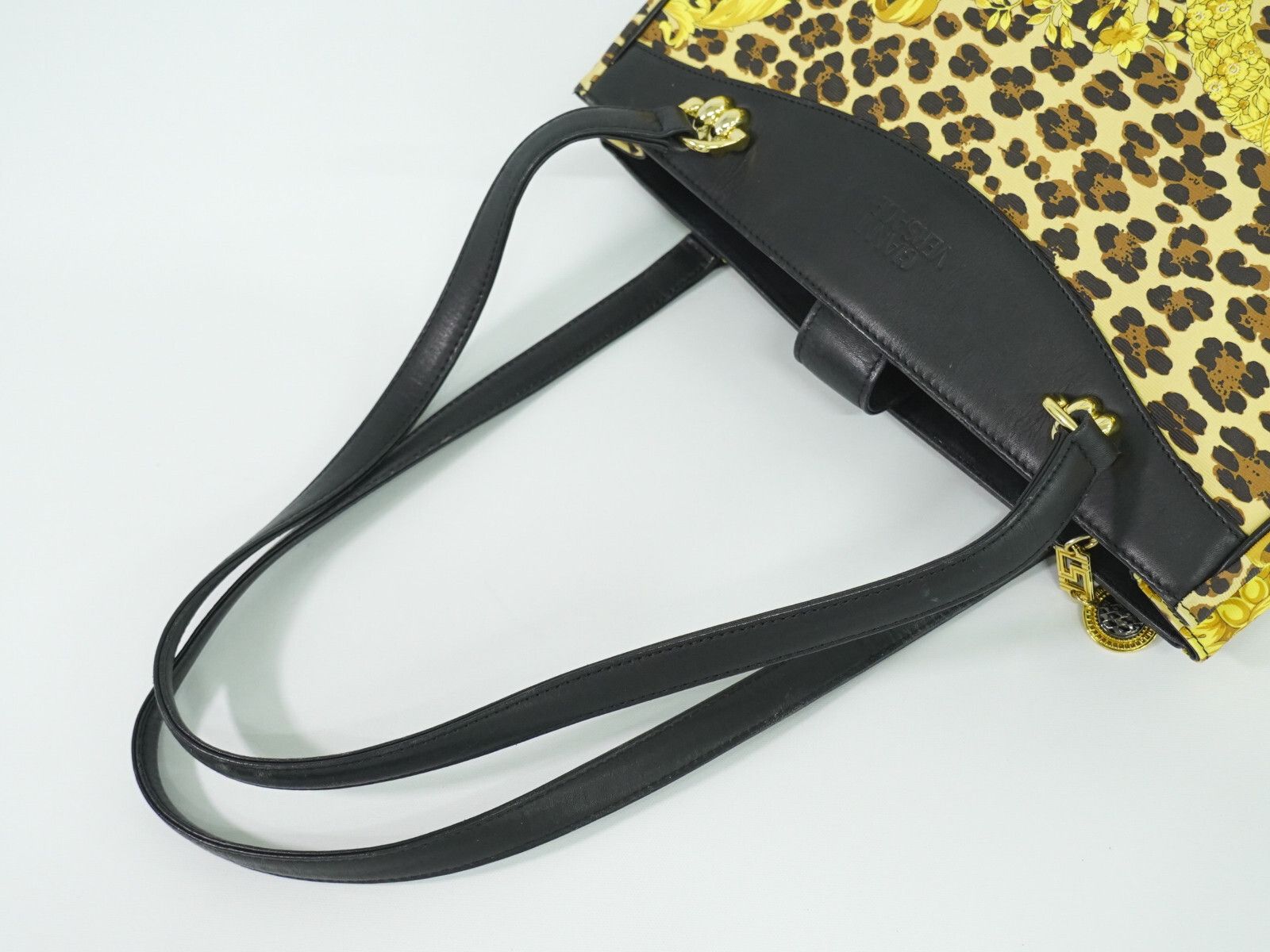Versace Versace Animal print Tote bag Leopard PVC Size ONE SIZE - 5 Thumbnail