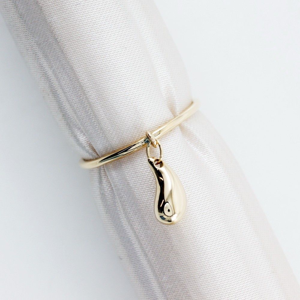 Tiffany & Co. Tiffany & Co. Teardrop Ring 18K Yellow Gold Size ONE SIZE - 2 Thumbnail