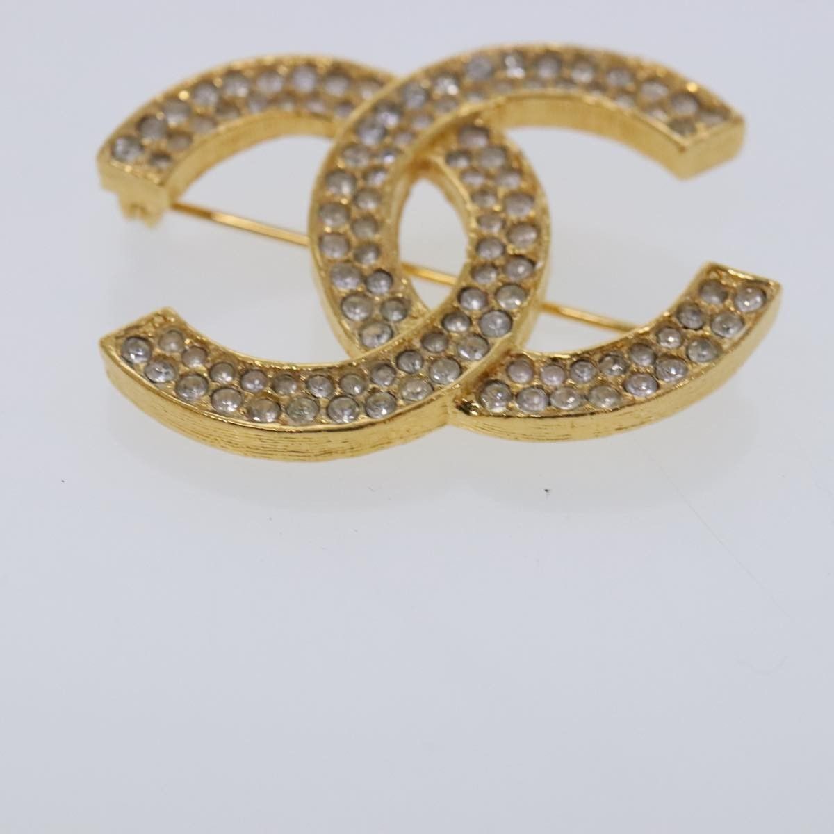 Chanel Chanel CC Brooch Metal with Crystals Size ONE SIZE - 4 Thumbnail