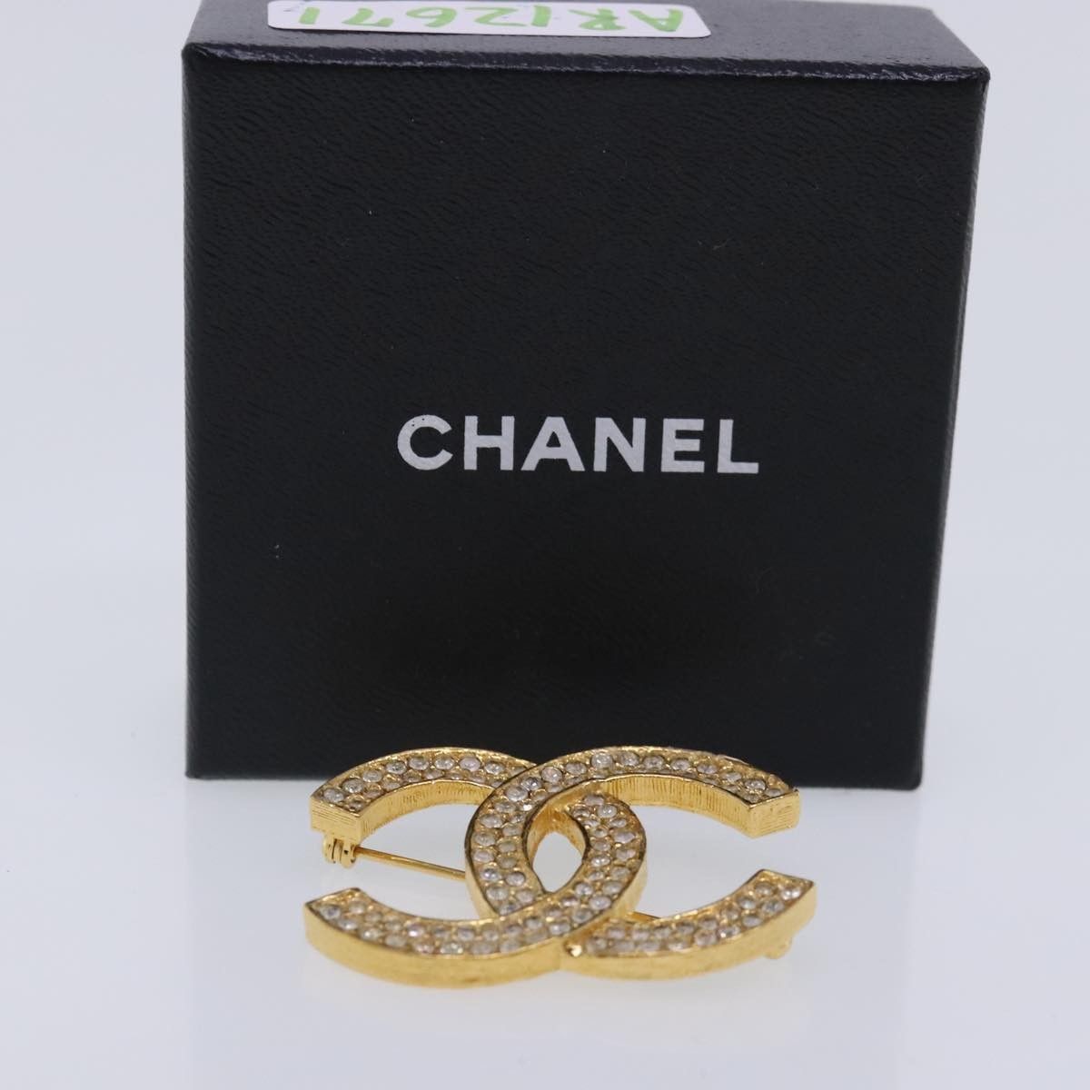 Chanel Chanel CC Brooch Metal with Crystals Size ONE SIZE - 6 Thumbnail