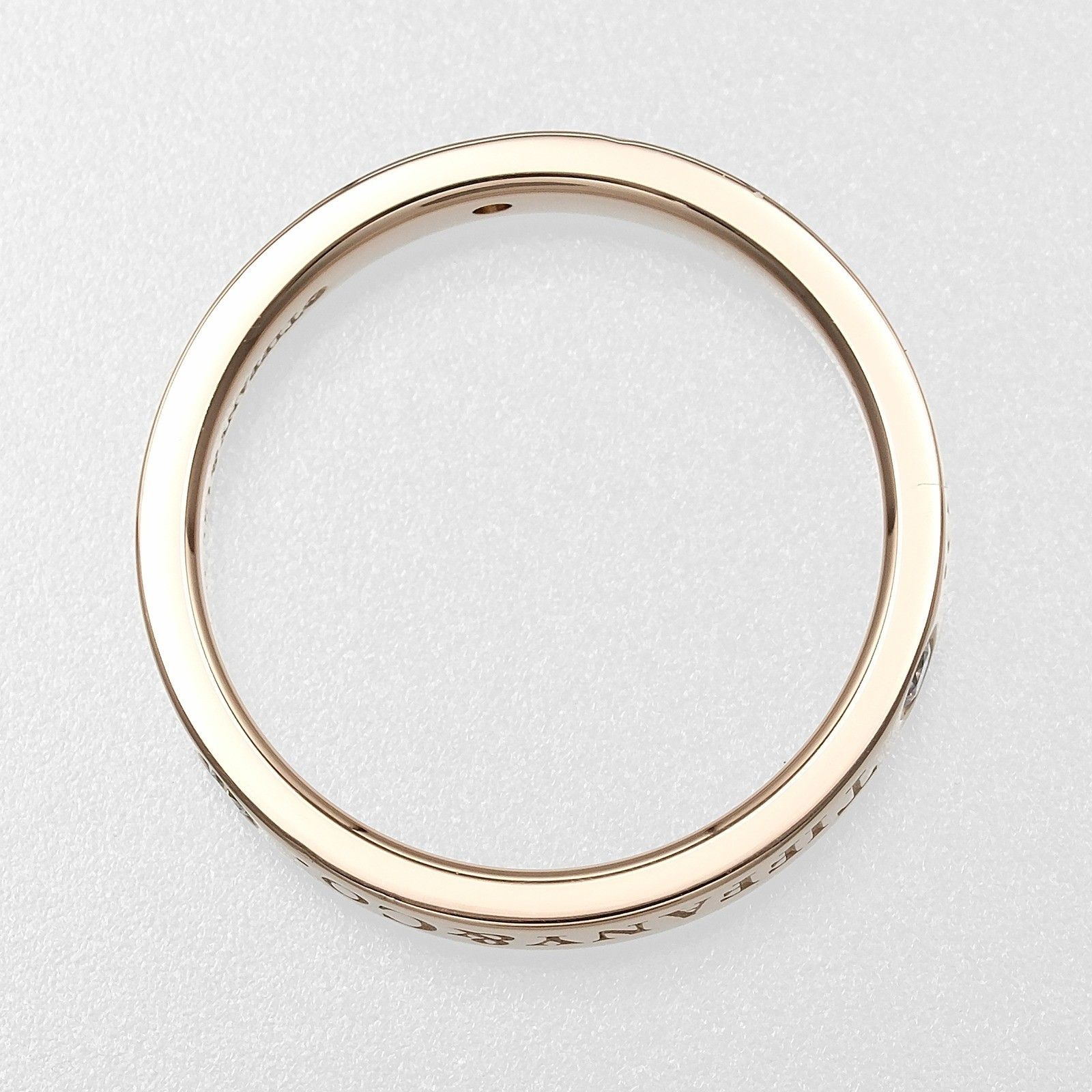 Tiffany & Co. Tiffany & Co. Flat Ring K18 Pink Gold / 3P Diamond Size ONE SIZE - 8 Thumbnail