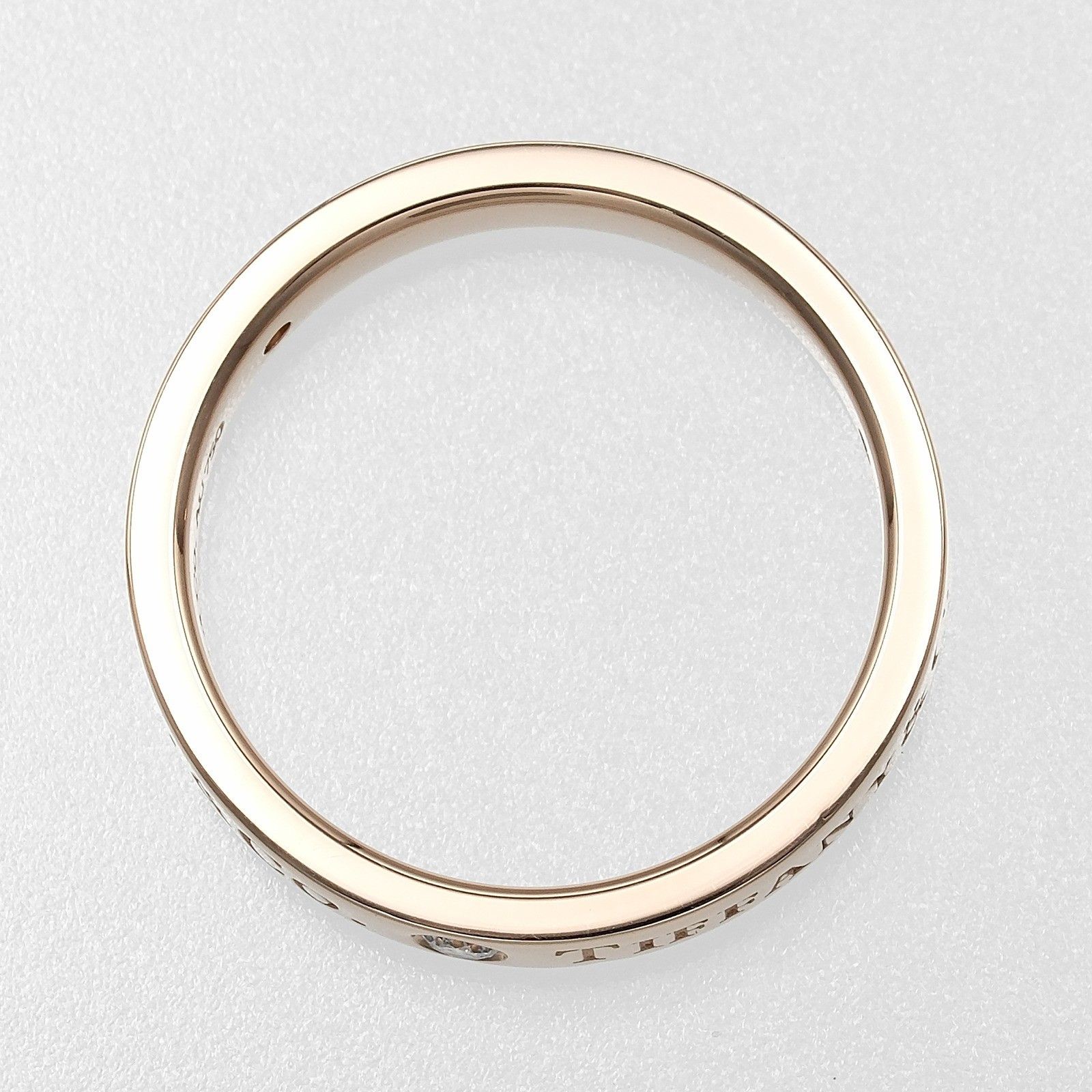 Tiffany & Co. Tiffany & Co. Flat Ring K18 Pink Gold / 3P Diamond Size ONE SIZE - 7 Thumbnail