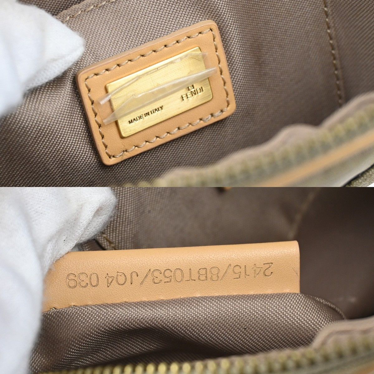 Fendi Fendi Logo Zucca Shoulder Bag Zucca Size ONE SIZE - 6 Thumbnail
