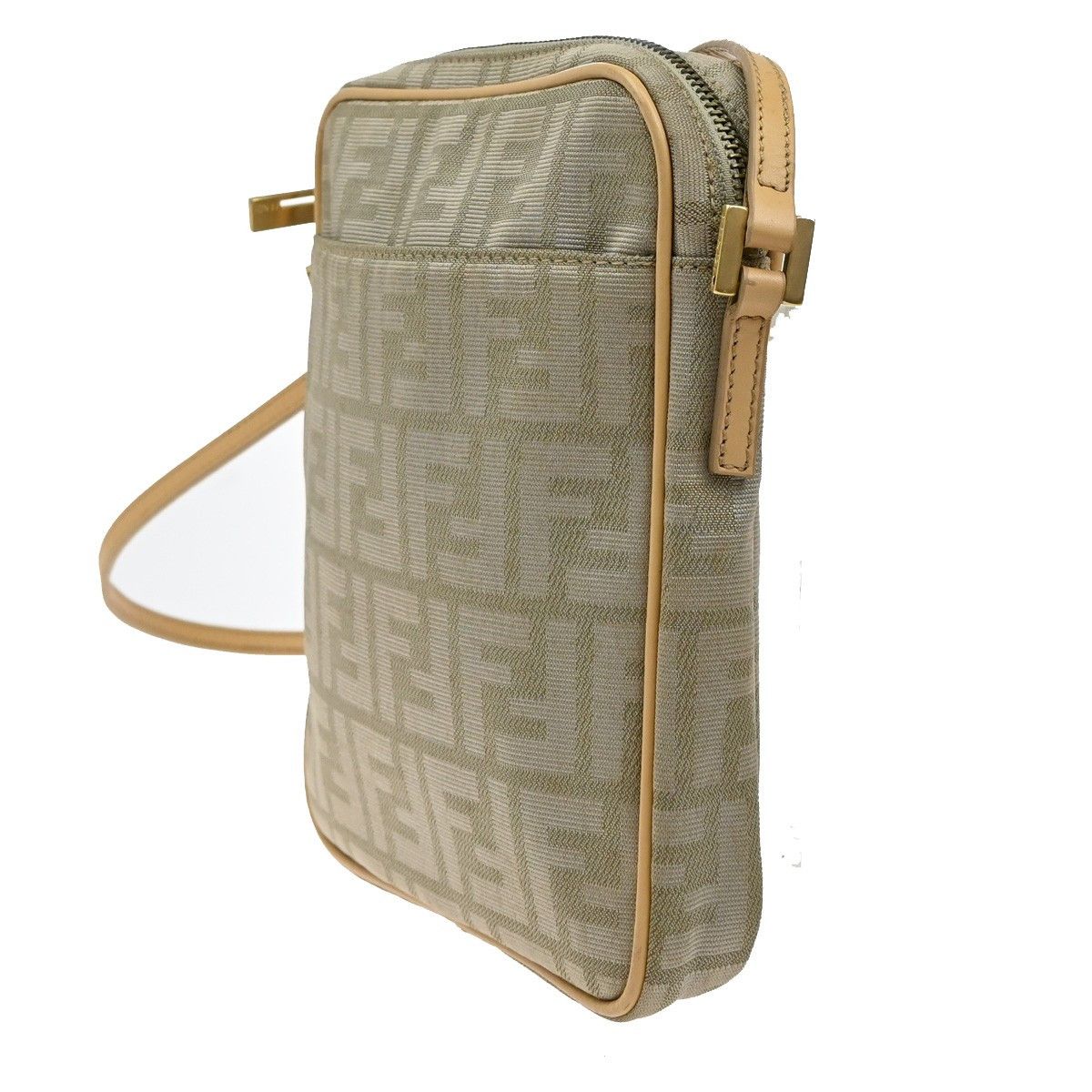 Fendi Fendi Logo Zucca Shoulder Bag Zucca Size ONE SIZE - 3 Thumbnail