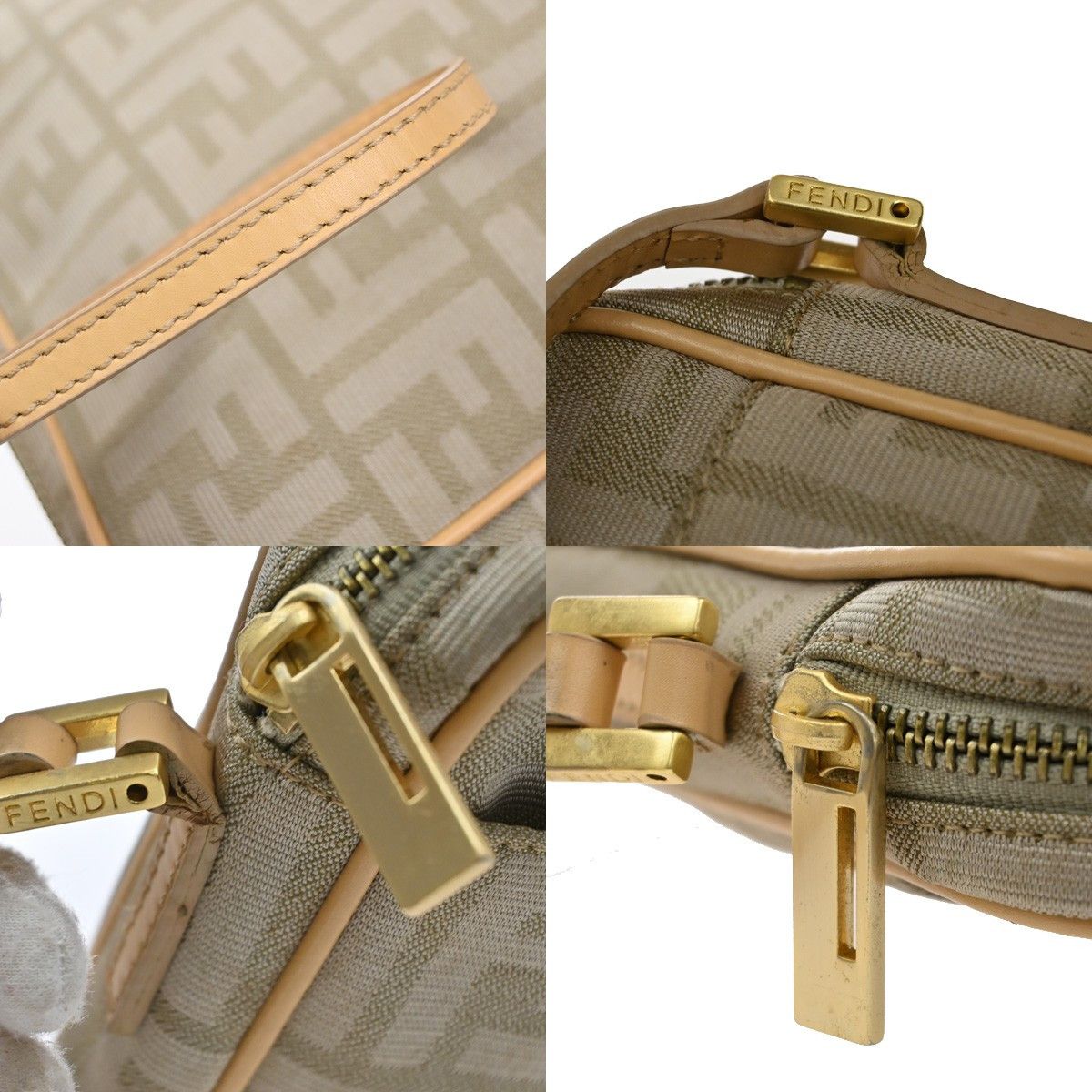 Fendi Fendi Logo Zucca Shoulder Bag Zucca Size ONE SIZE - 9 Thumbnail
