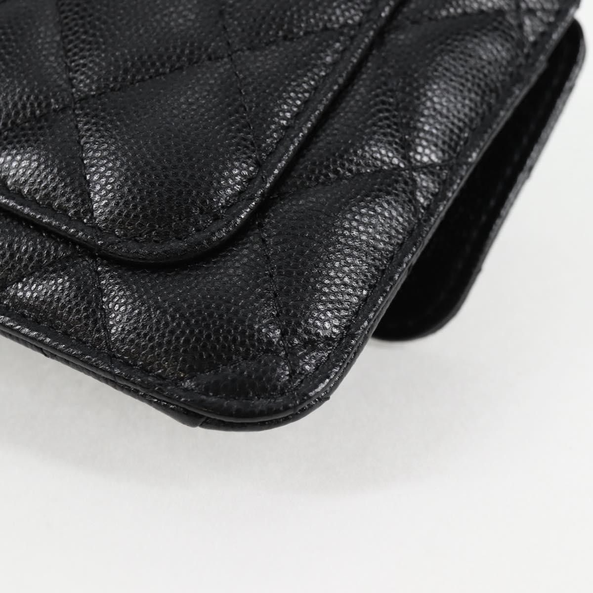 Chanel Chanel Foldable Tote Bag with Chain Quilted Caviar with Printed Nylon Size ONE SIZE - 11 Thumbnail