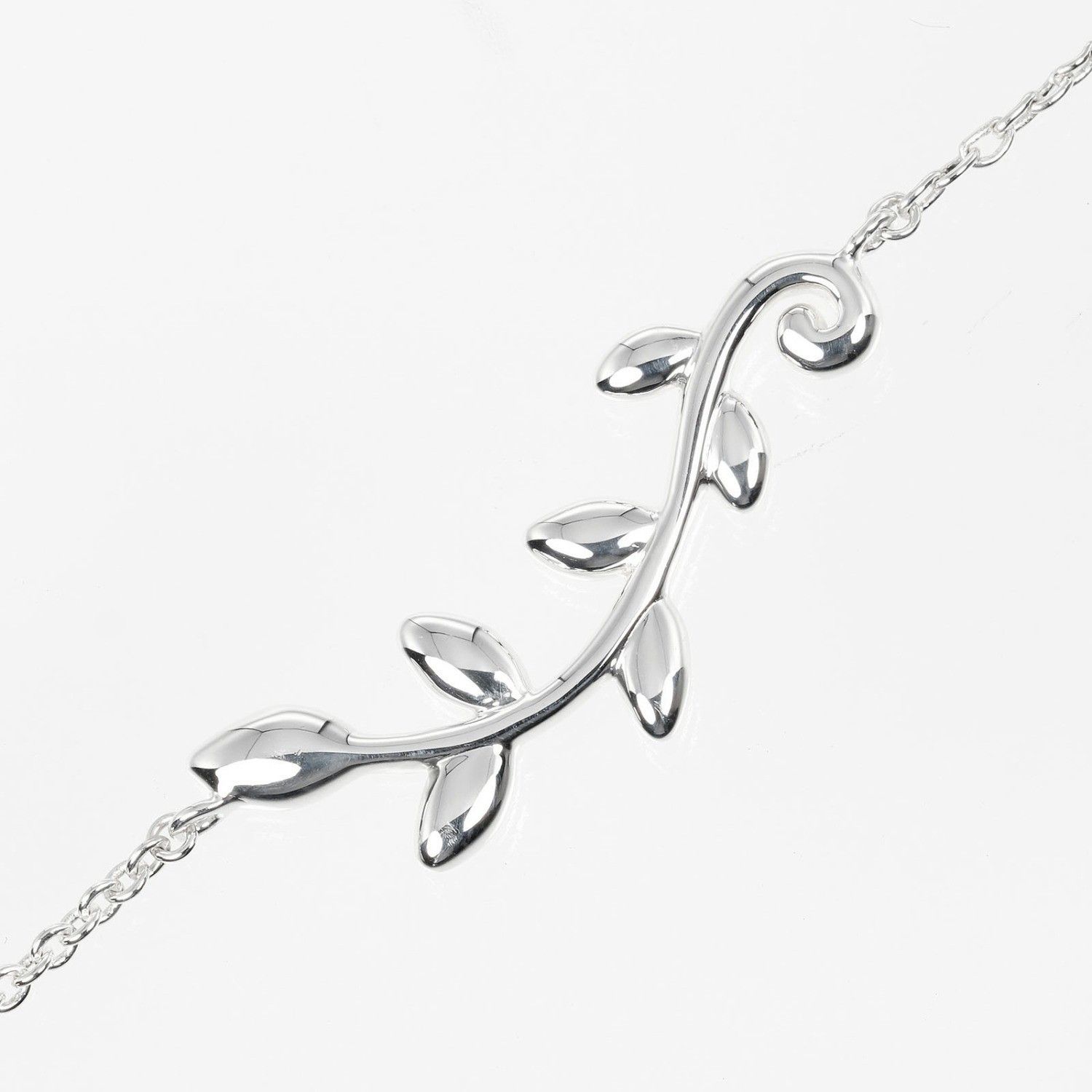 Tiffany & Co. Tiffany & Co. Olive Leaf Bracelet Silver 925 Size ONE SIZE - 4 Thumbnail