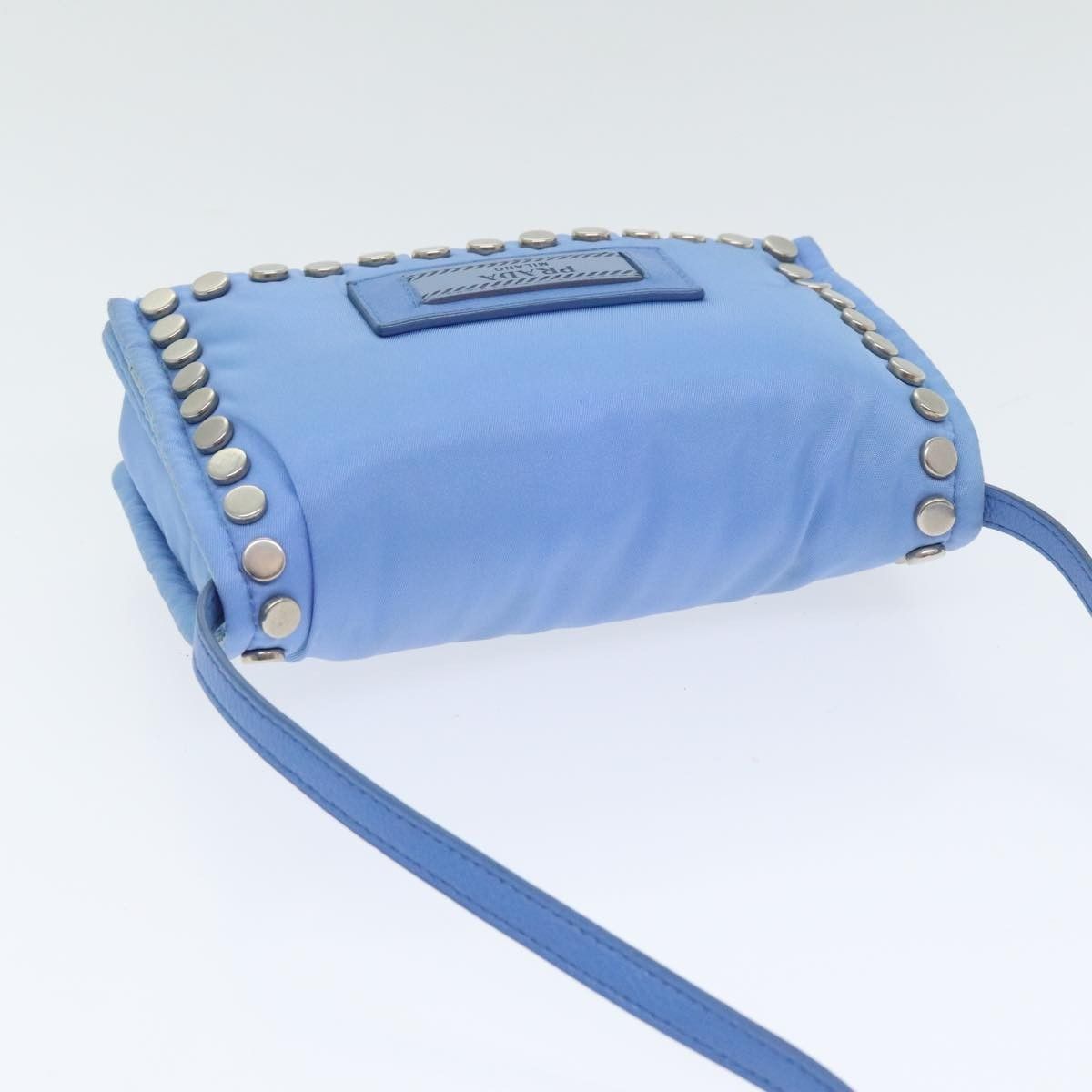 Prada Prada Etiquette Flap Bag Studded Tessuto Size ONE SIZE - 15 Thumbnail