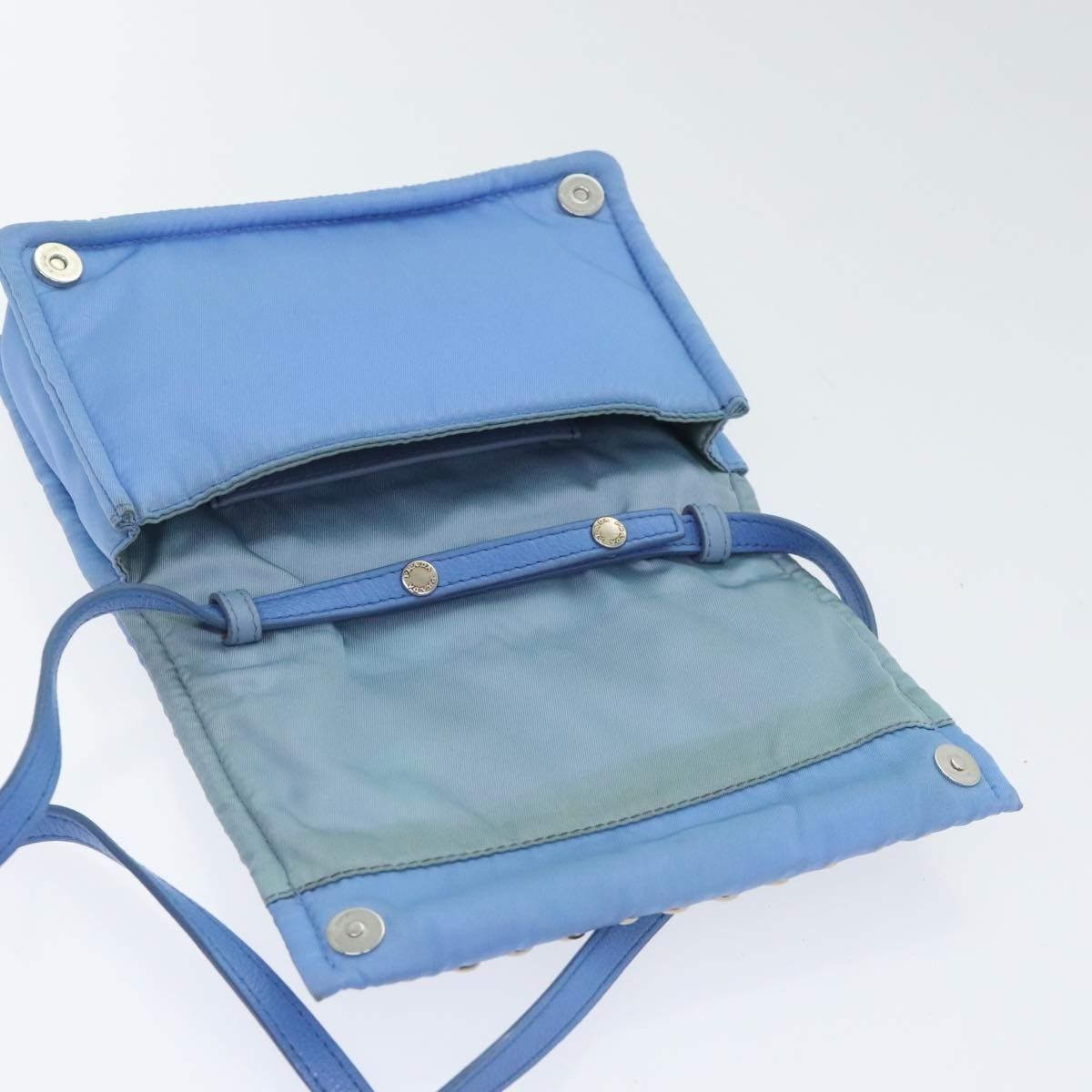 Prada Prada Etiquette Flap Bag Studded Tessuto Size ONE SIZE - 16 Thumbnail