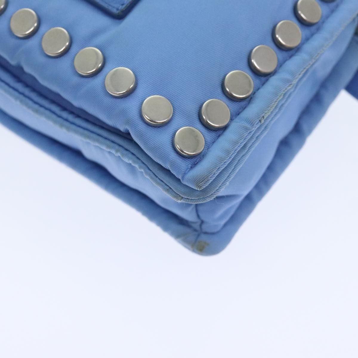 Prada Prada Etiquette Flap Bag Studded Tessuto Size ONE SIZE - 8 Thumbnail