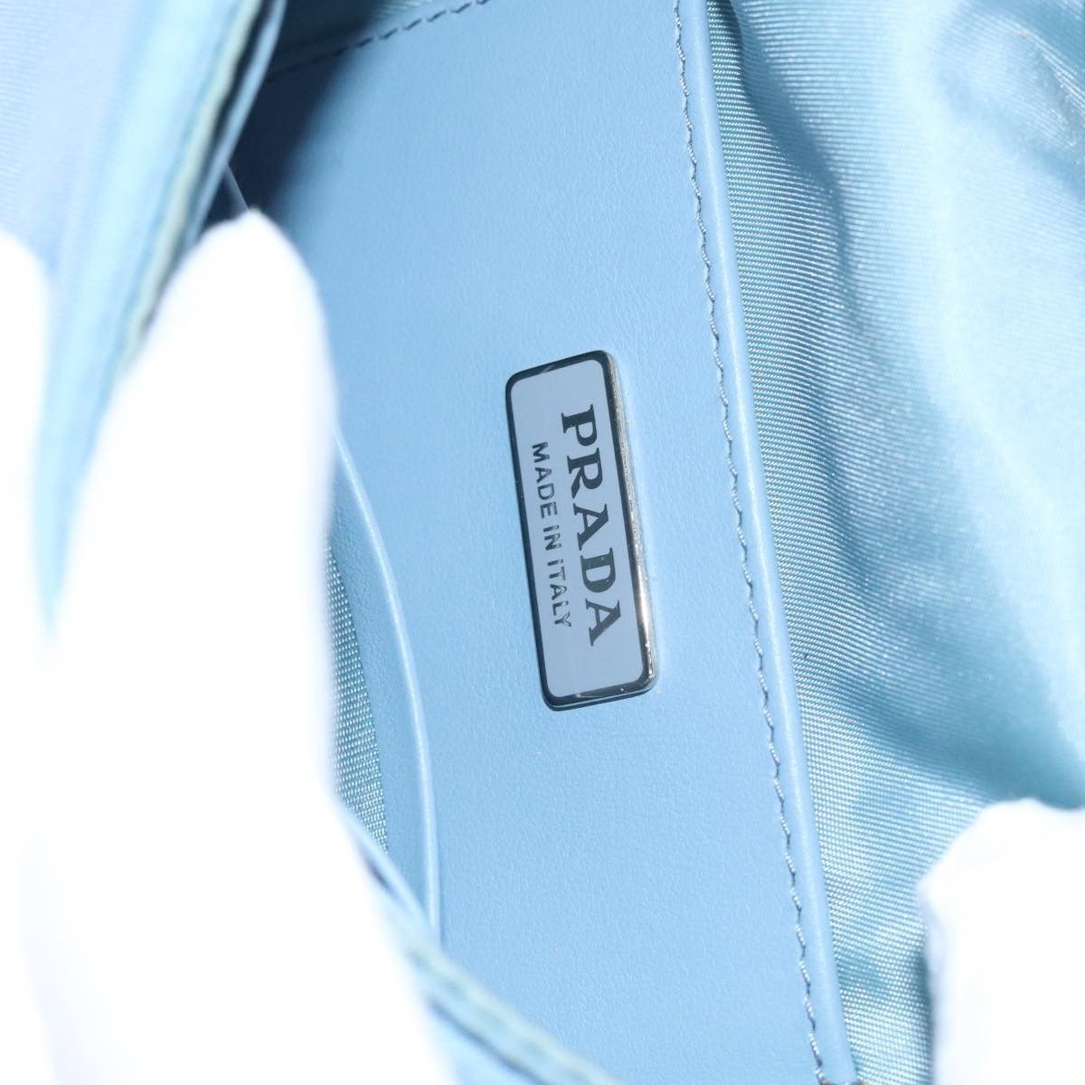Prada Prada Etiquette Flap Bag Studded Tessuto Size ONE SIZE - 19 Thumbnail