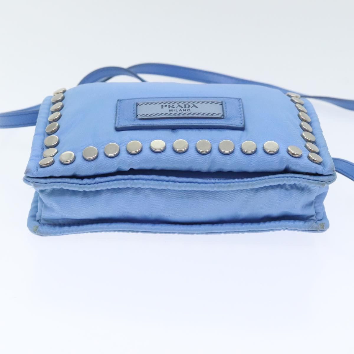 Prada Prada Etiquette Flap Bag Studded Tessuto Size ONE SIZE - 14 Thumbnail